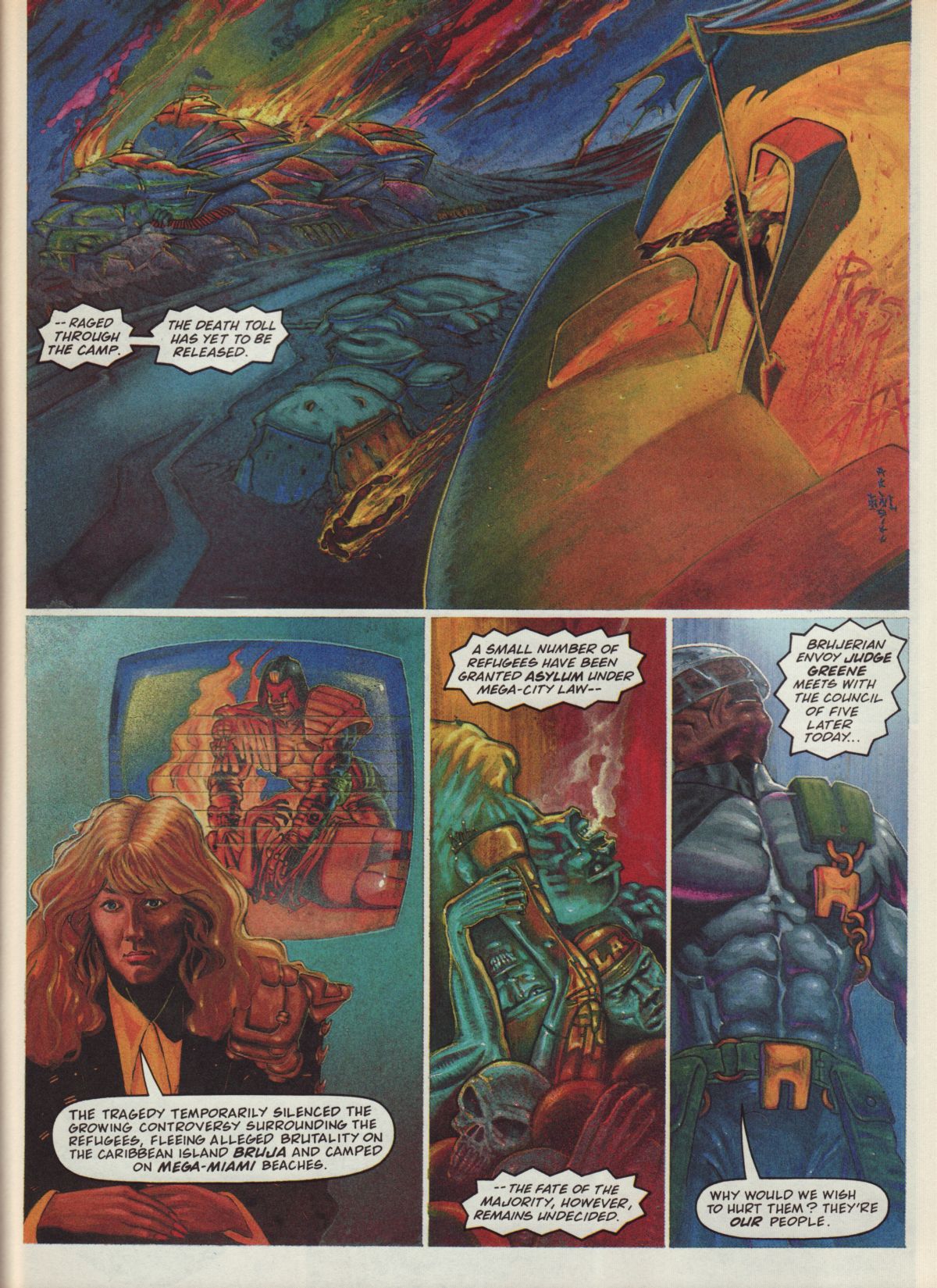 Read online Judge Dredd: The Megazine (vol. 2) comic -  Issue #25 - 27