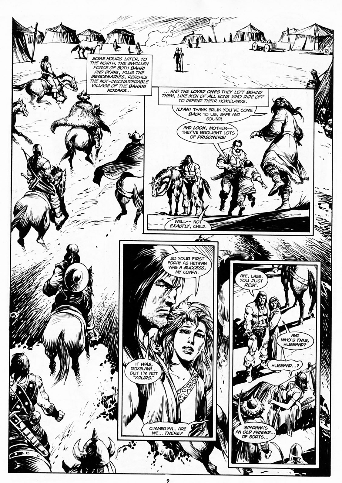 Read online The Savage Sword Of Conan comic -  Issue #218 - 9
