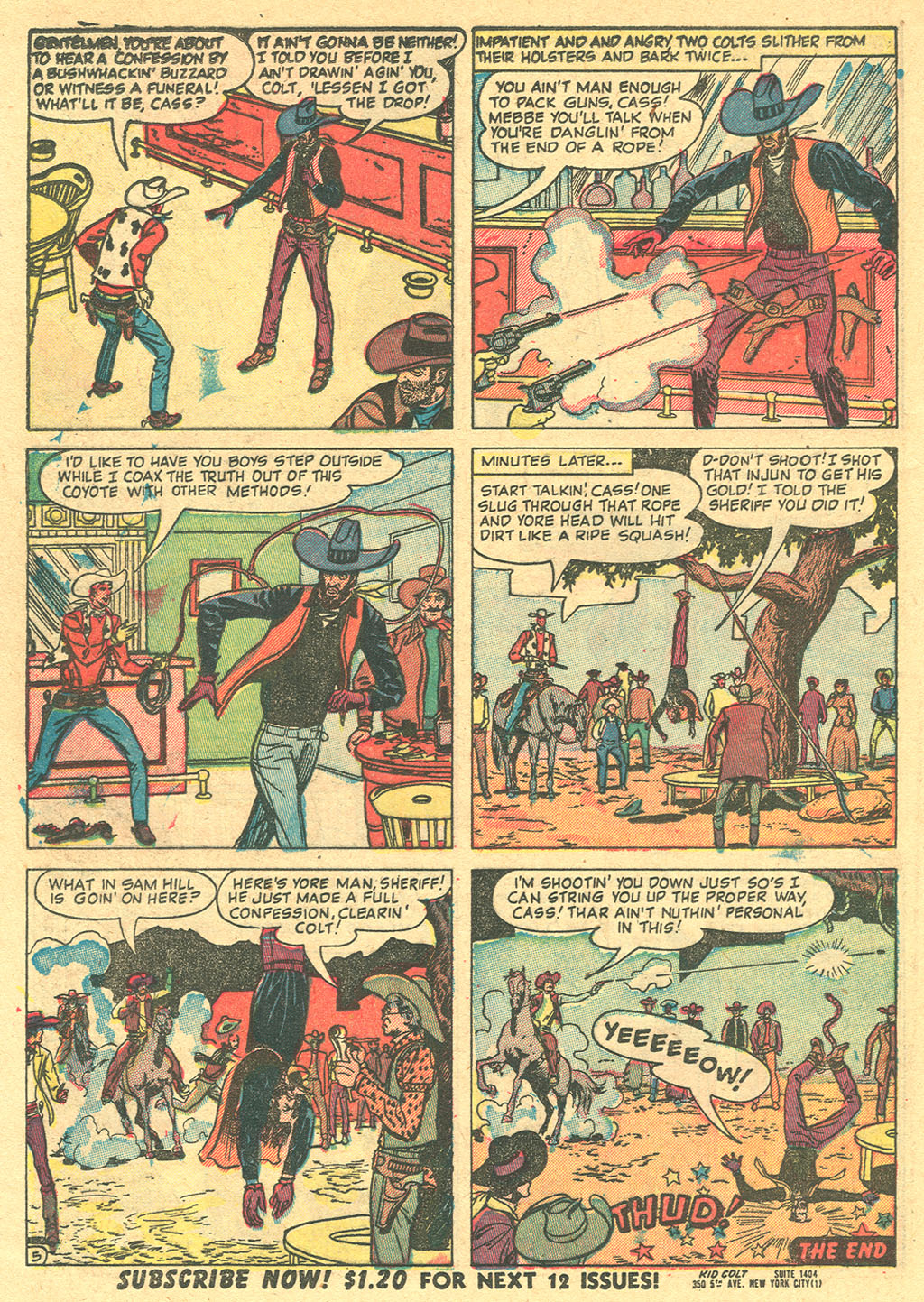 Read online Kid Colt Outlaw comic -  Issue #17 - 16