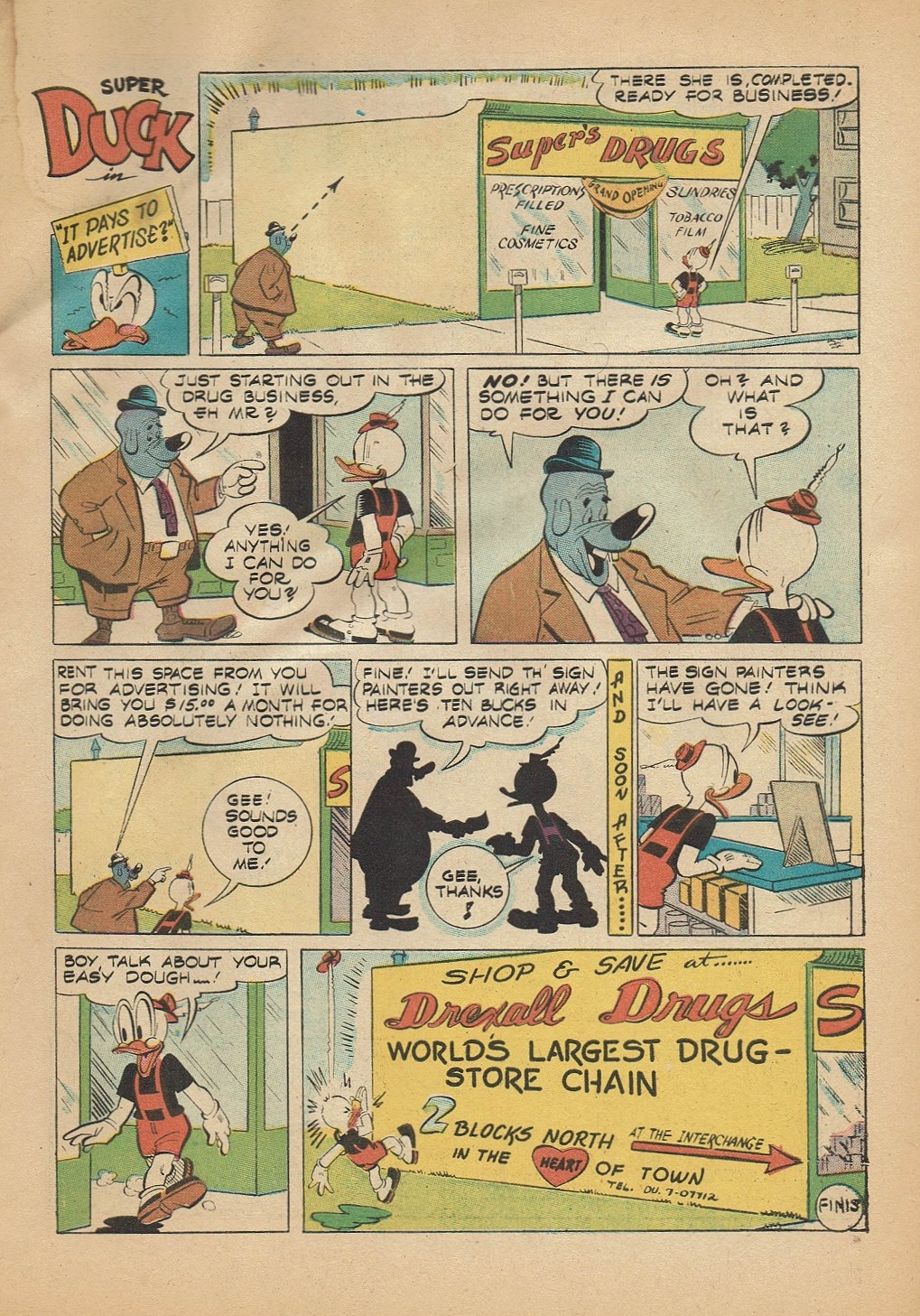 Read online Super Duck Comics comic -  Issue #66 - 7