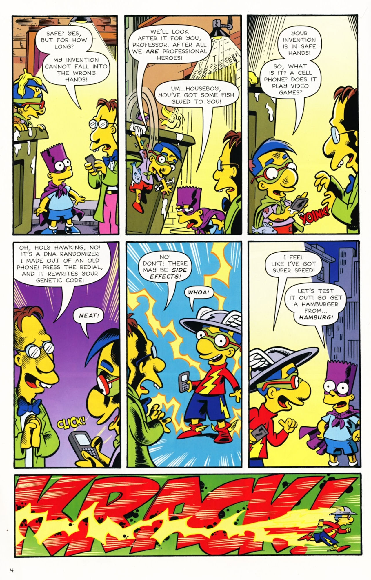 Read online Bongo Comics Presents Simpsons Super Spectacular comic -  Issue #12 - 6