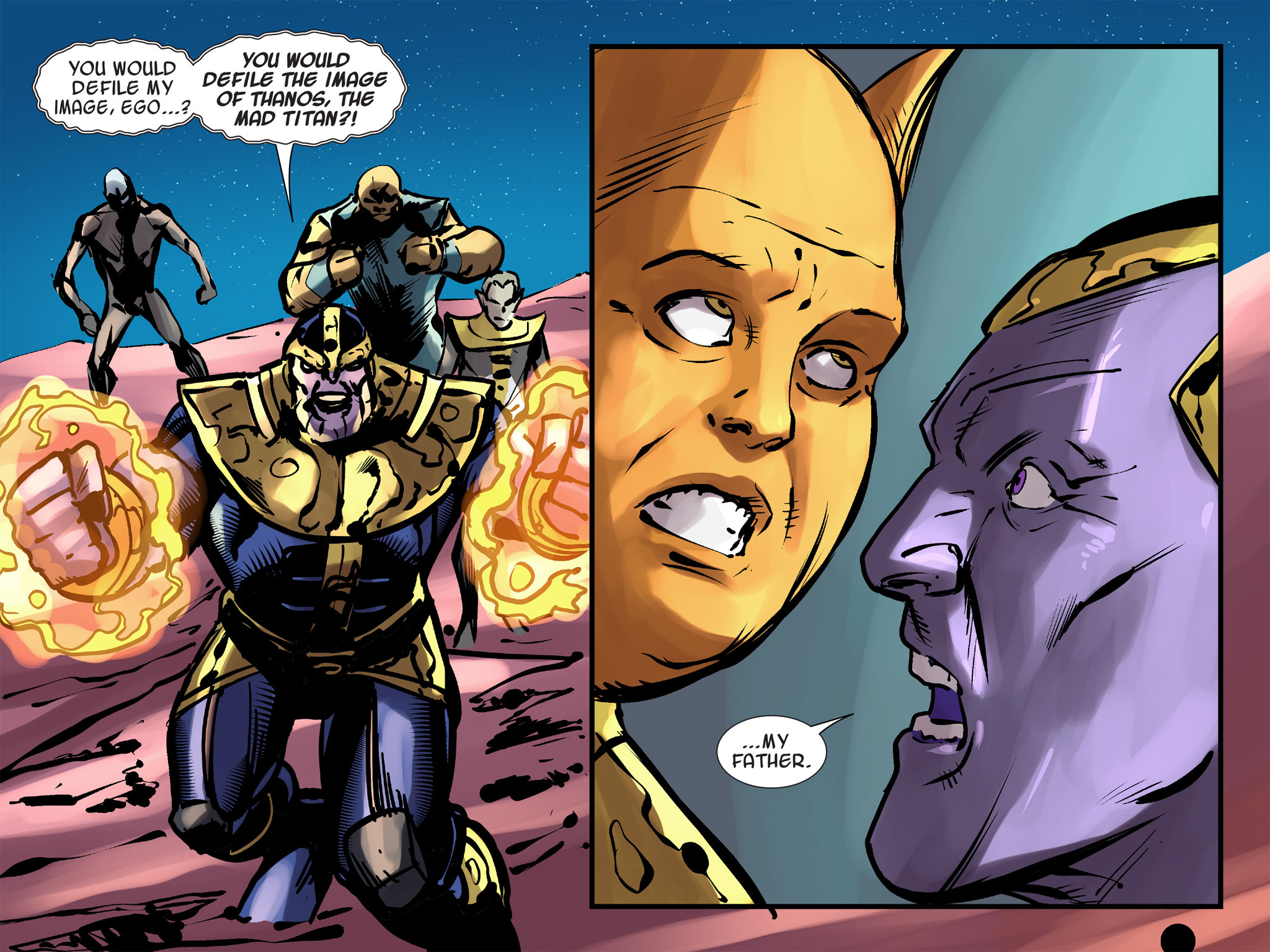 Read online Thanos: A God Up There Listening comic -  Issue # TPB - 269