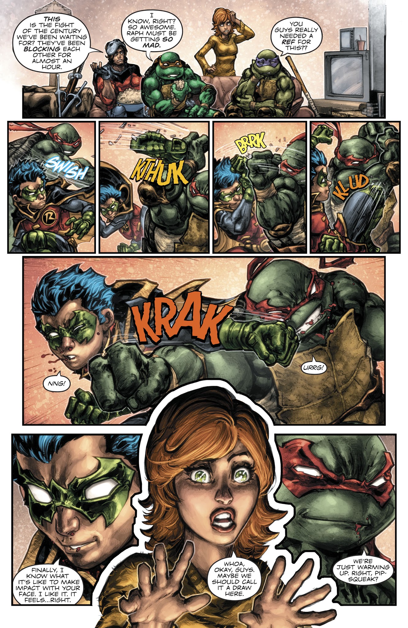 Read online Batman/Teenage Mutant Ninja Turtles II comic -  Issue #3 - 12