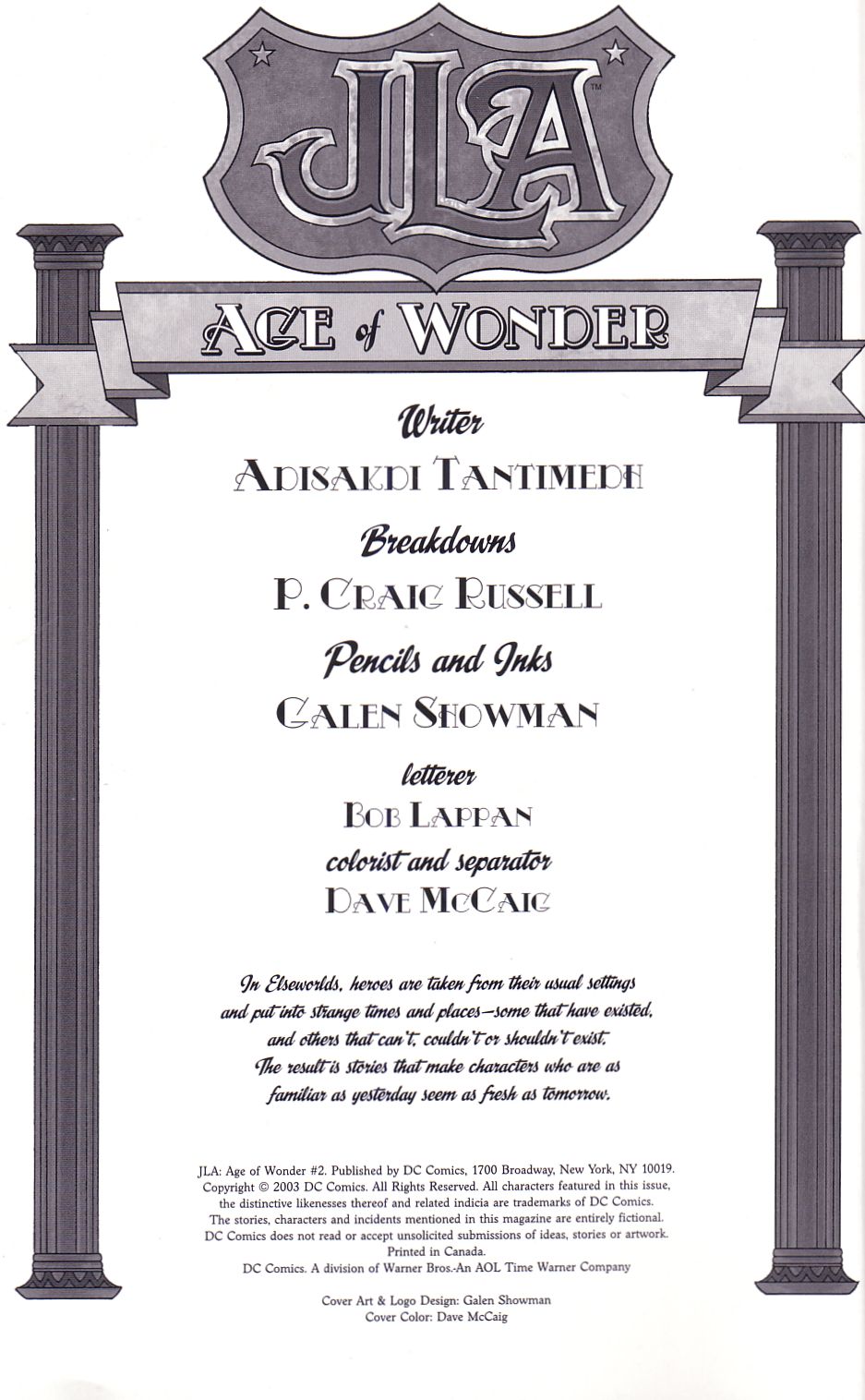 Read online JLA: Age of Wonder comic -  Issue #2 - 2