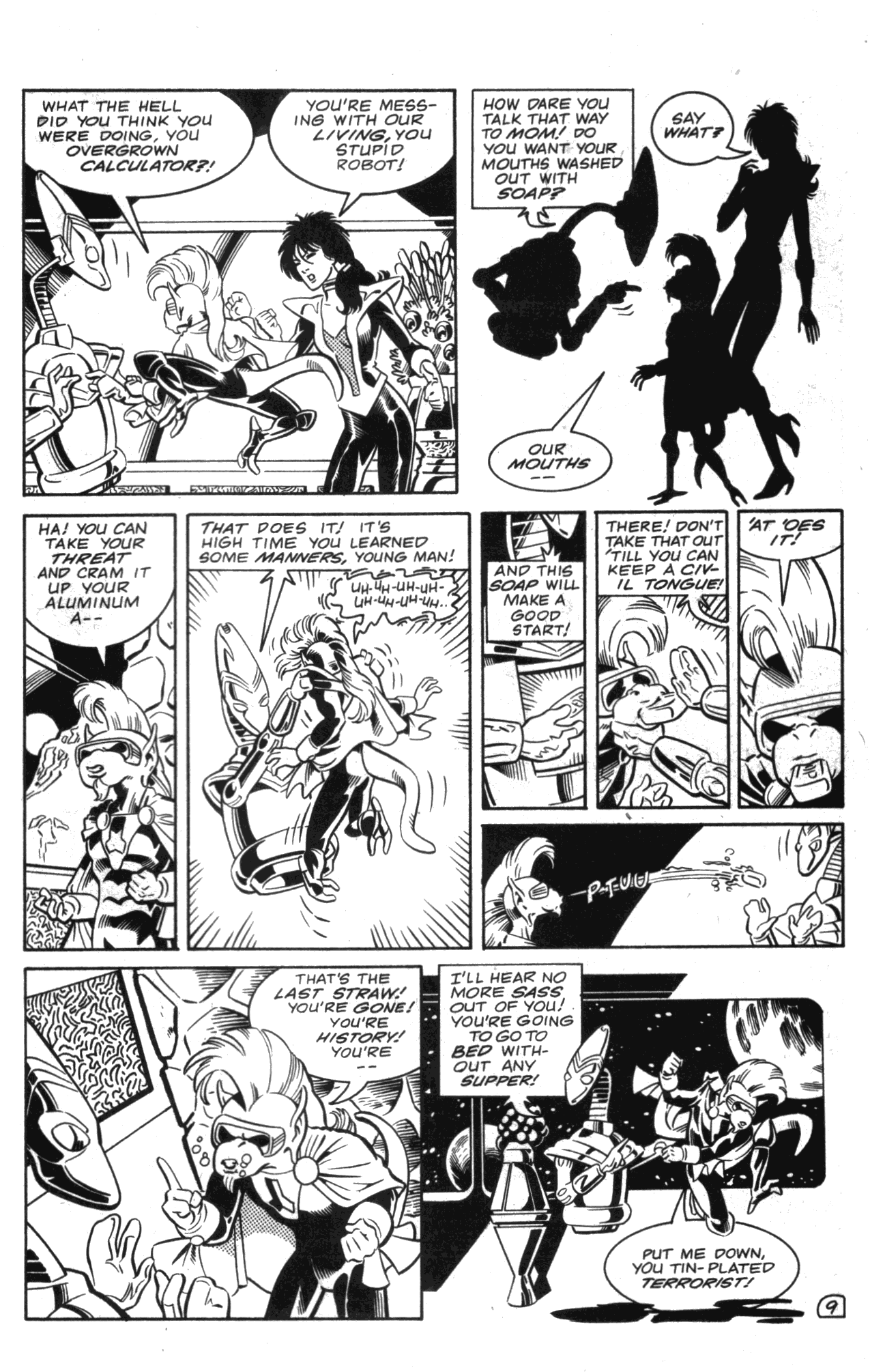 Read online Aristocratic Xtraterrestrial Time-Traveling Thieves comic -  Issue #3 - 11