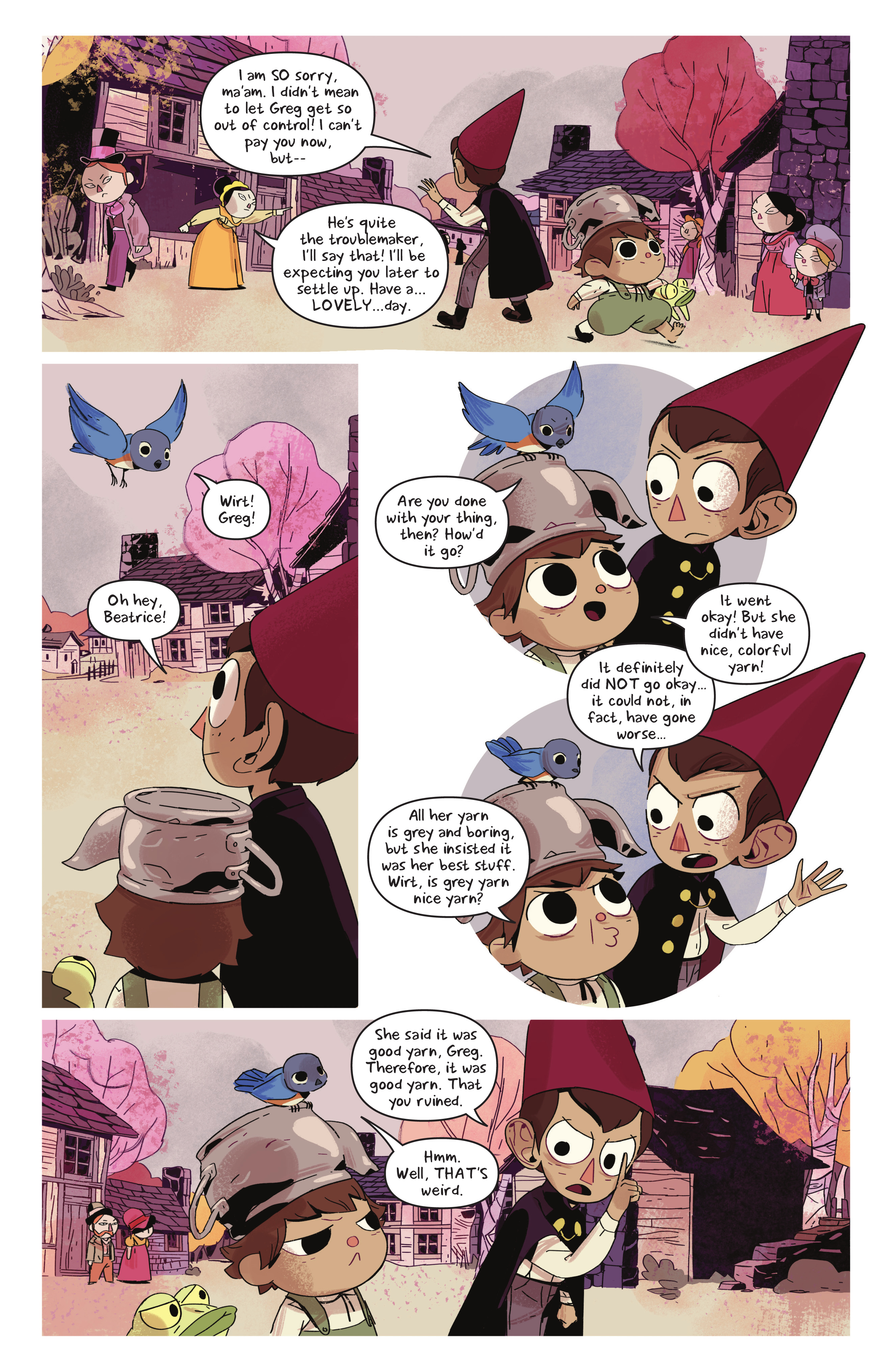 Read online Over the Garden Wall: Hollow Town comic -  Issue # TPB - 43