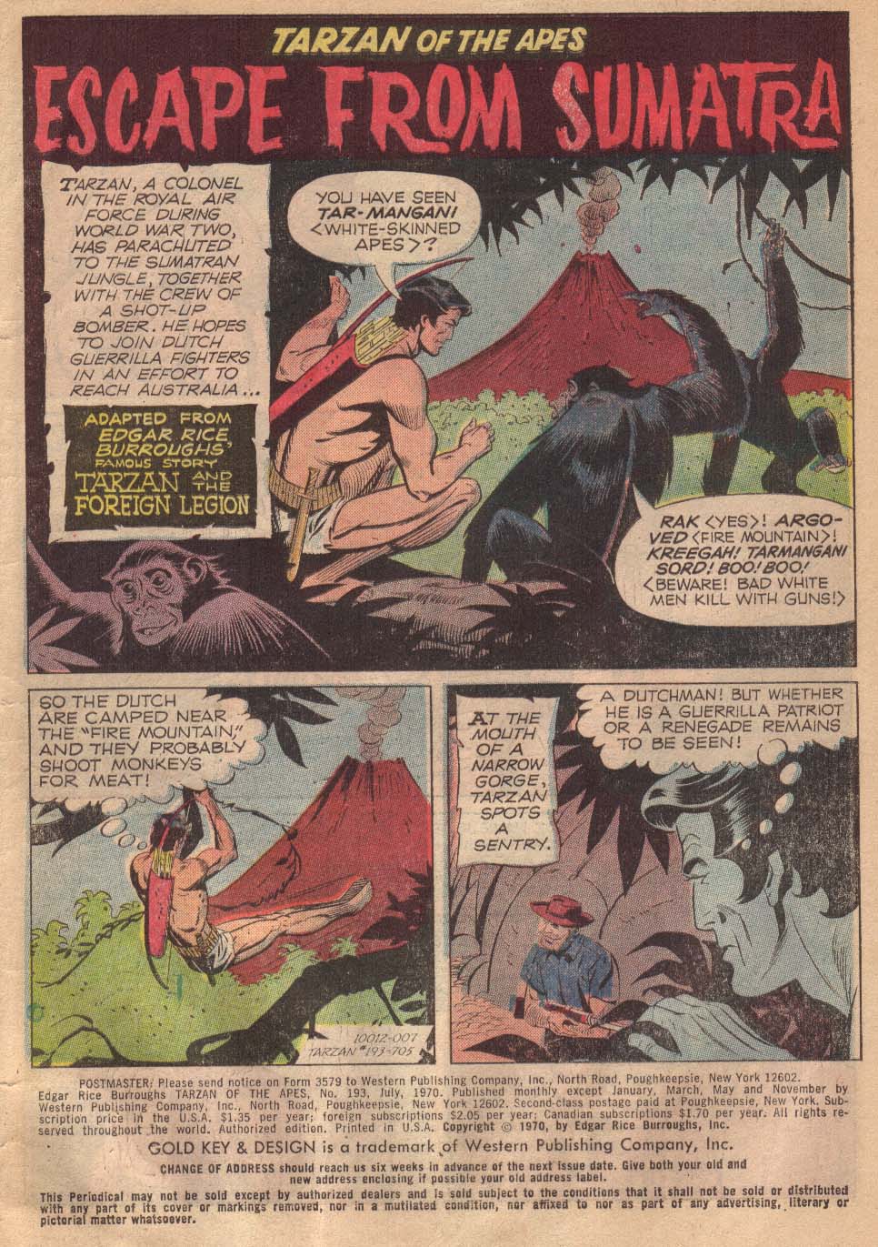 Read online Tarzan (1962) comic -  Issue #193 - 3