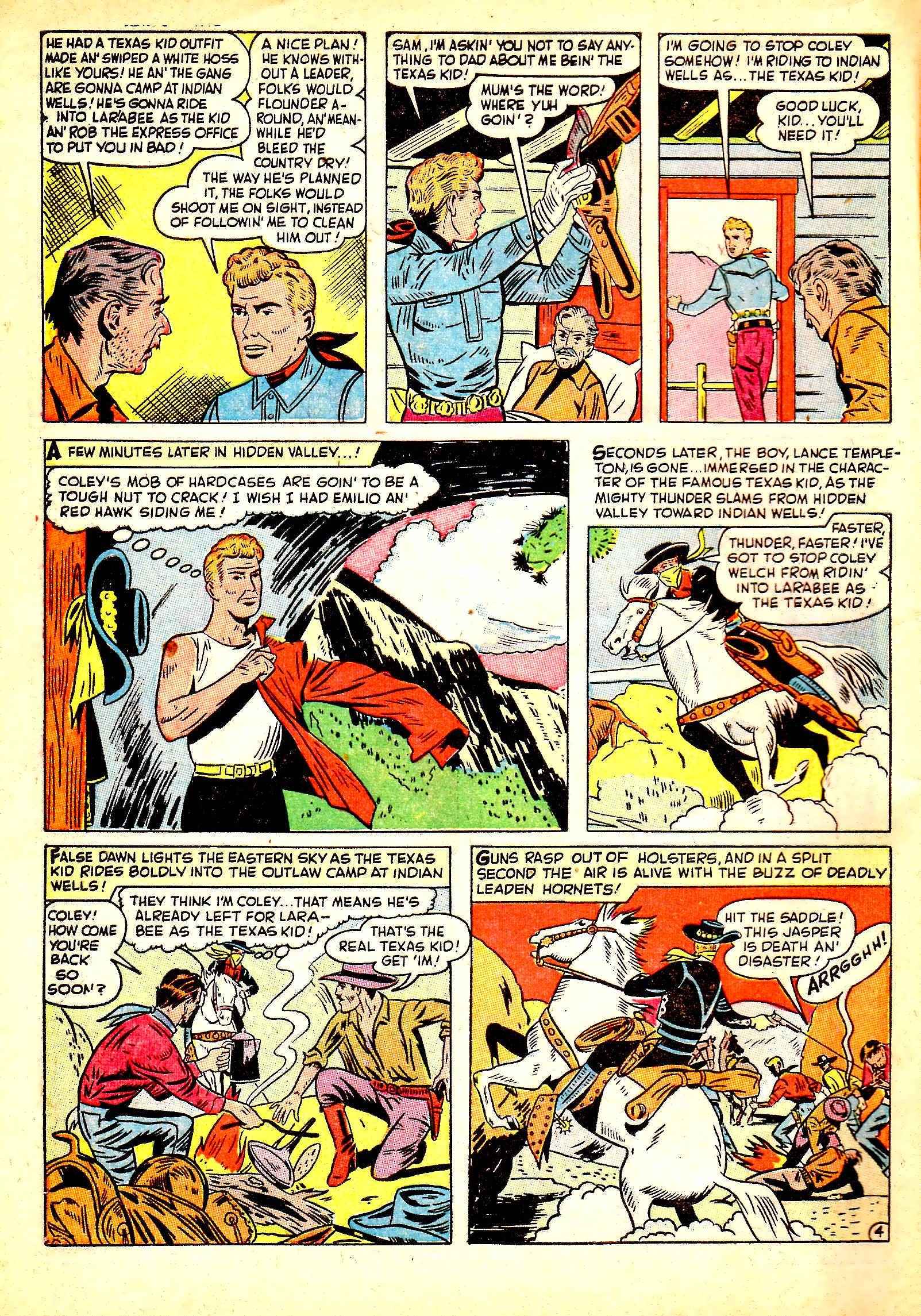 Read online Texas Kid comic -  Issue #5 - 6