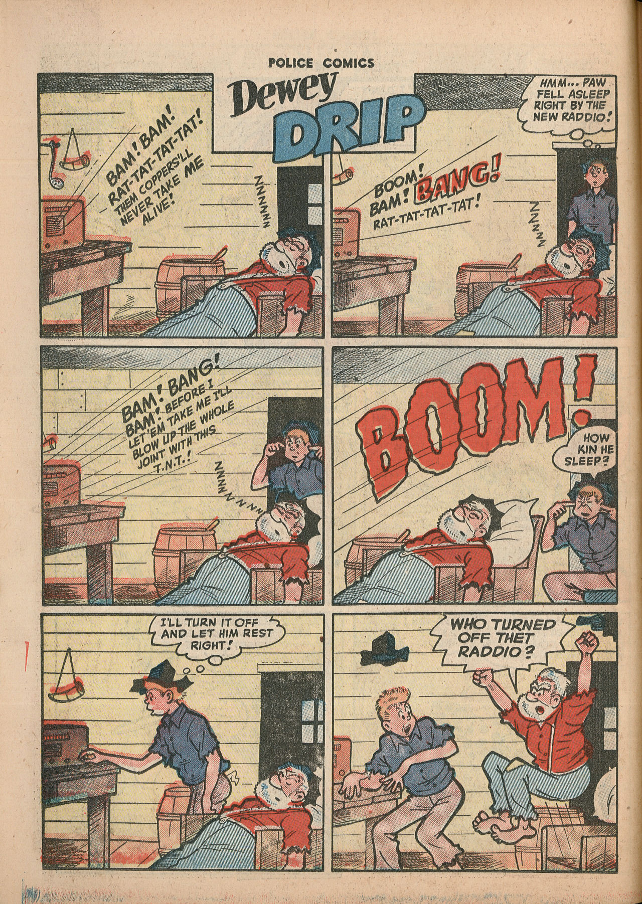 Read online Police Comics comic -  Issue #86 - 18
