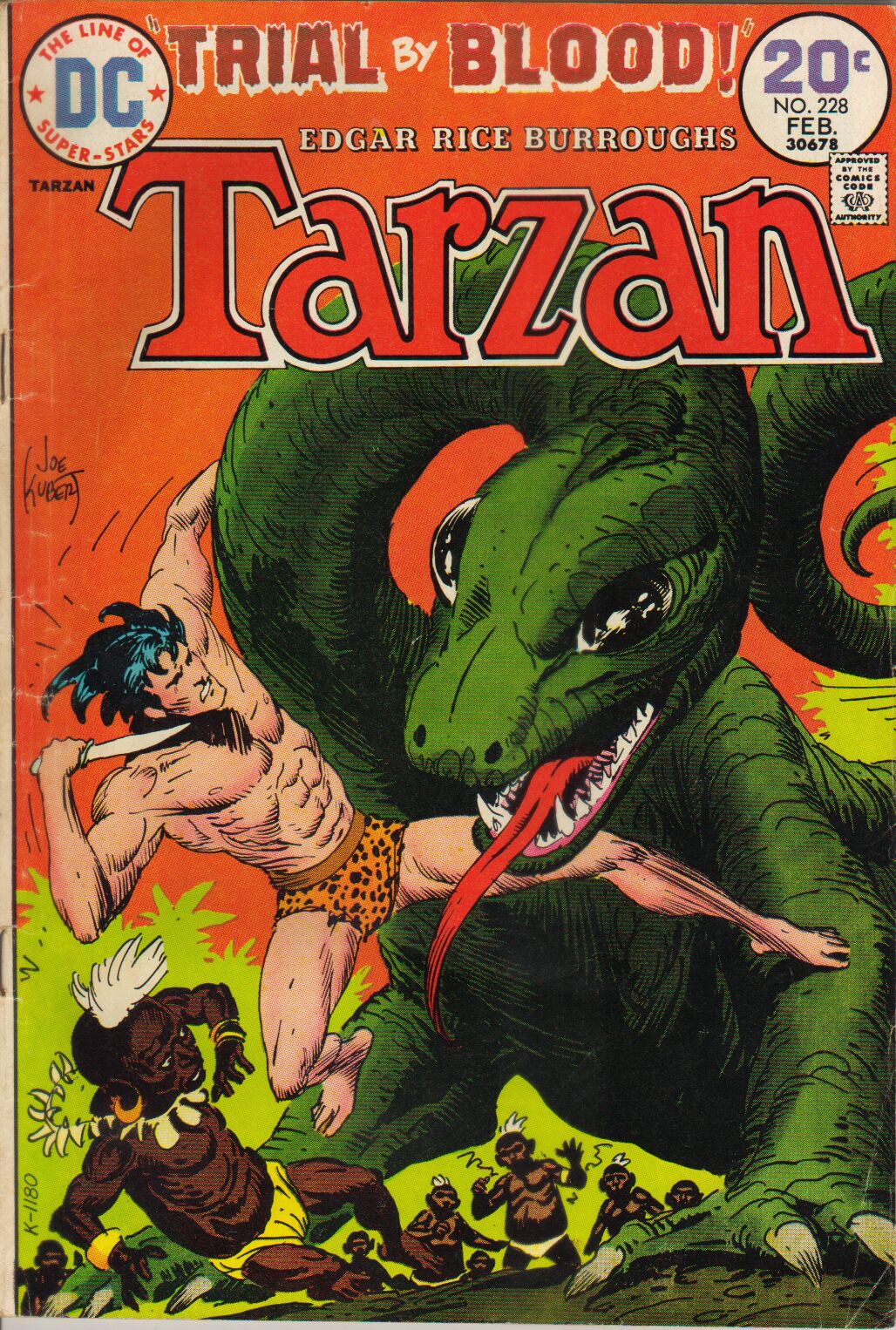 Read online Tarzan (1972) comic -  Issue #228 - 1