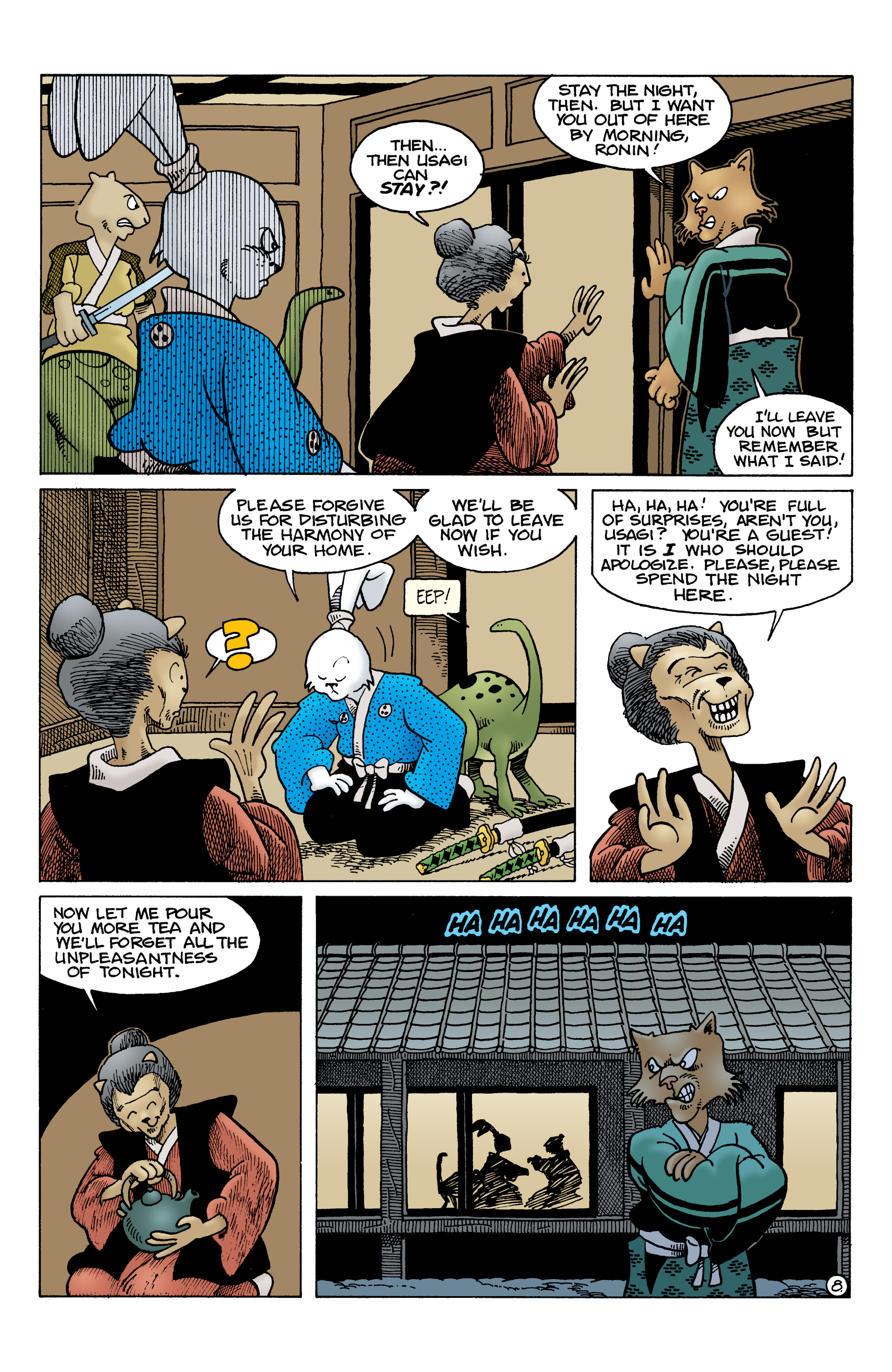 Read online Usagi Yojimbo: Wanderer’s Road comic -  Issue #2 - 10