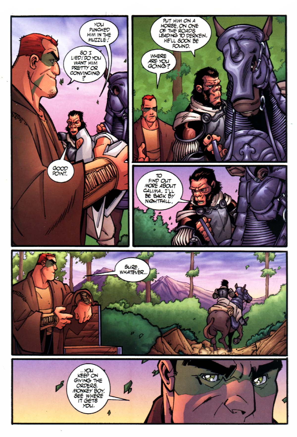 Read online Planet of the Apes: The Human War comic -  Issue #2 - 10