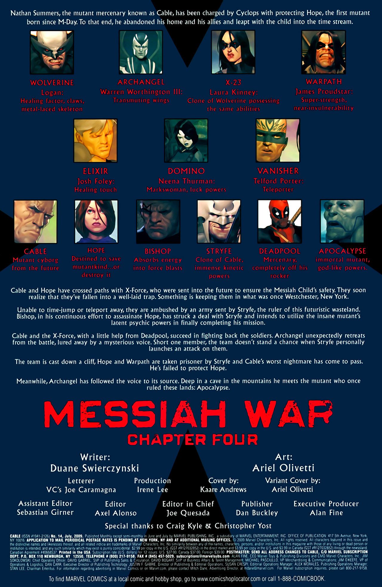 Read online Cable (2008) comic -  Issue #14 - 2