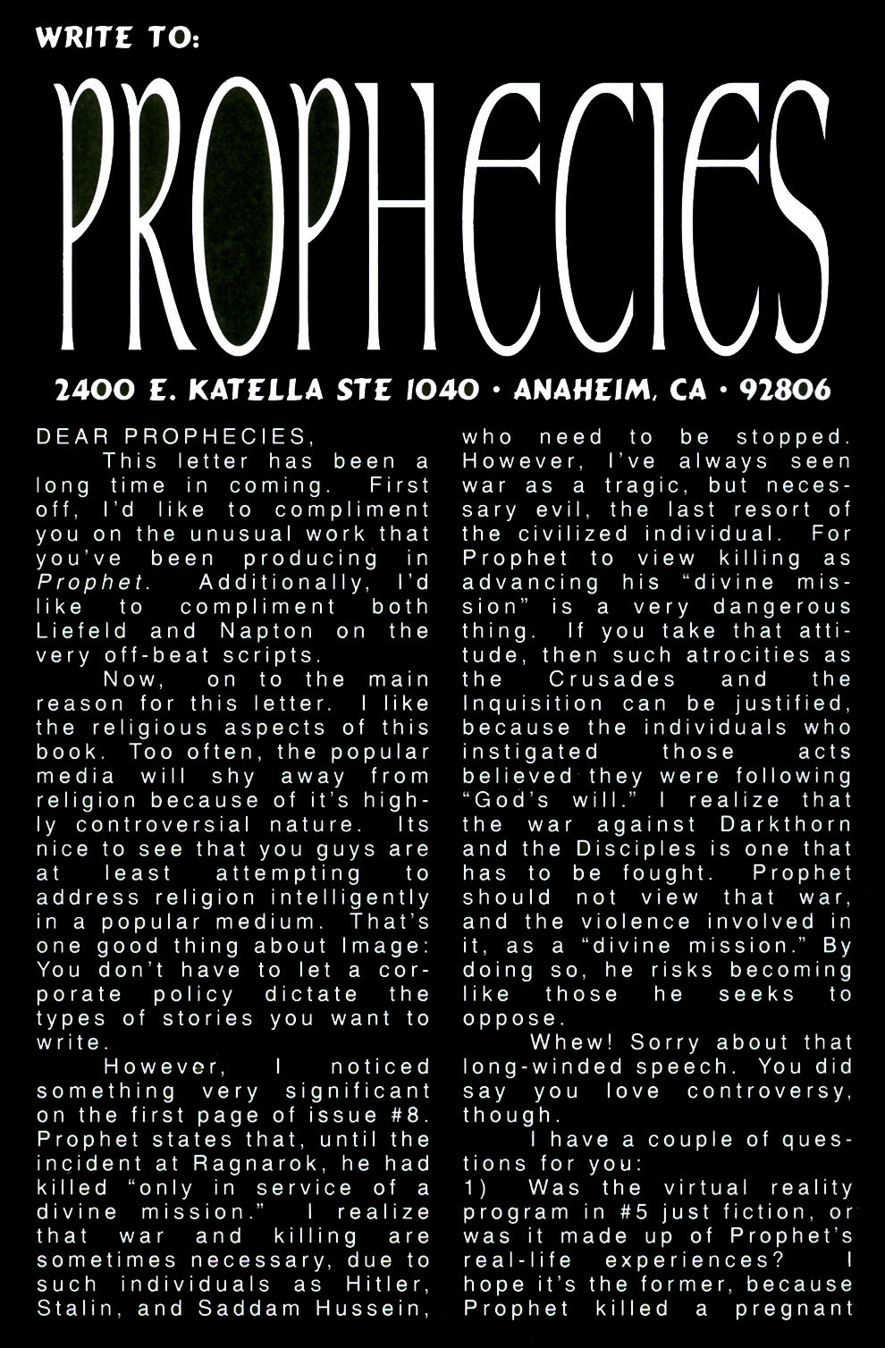 Read online Prophet (1993) comic -  Issue #10 - 25