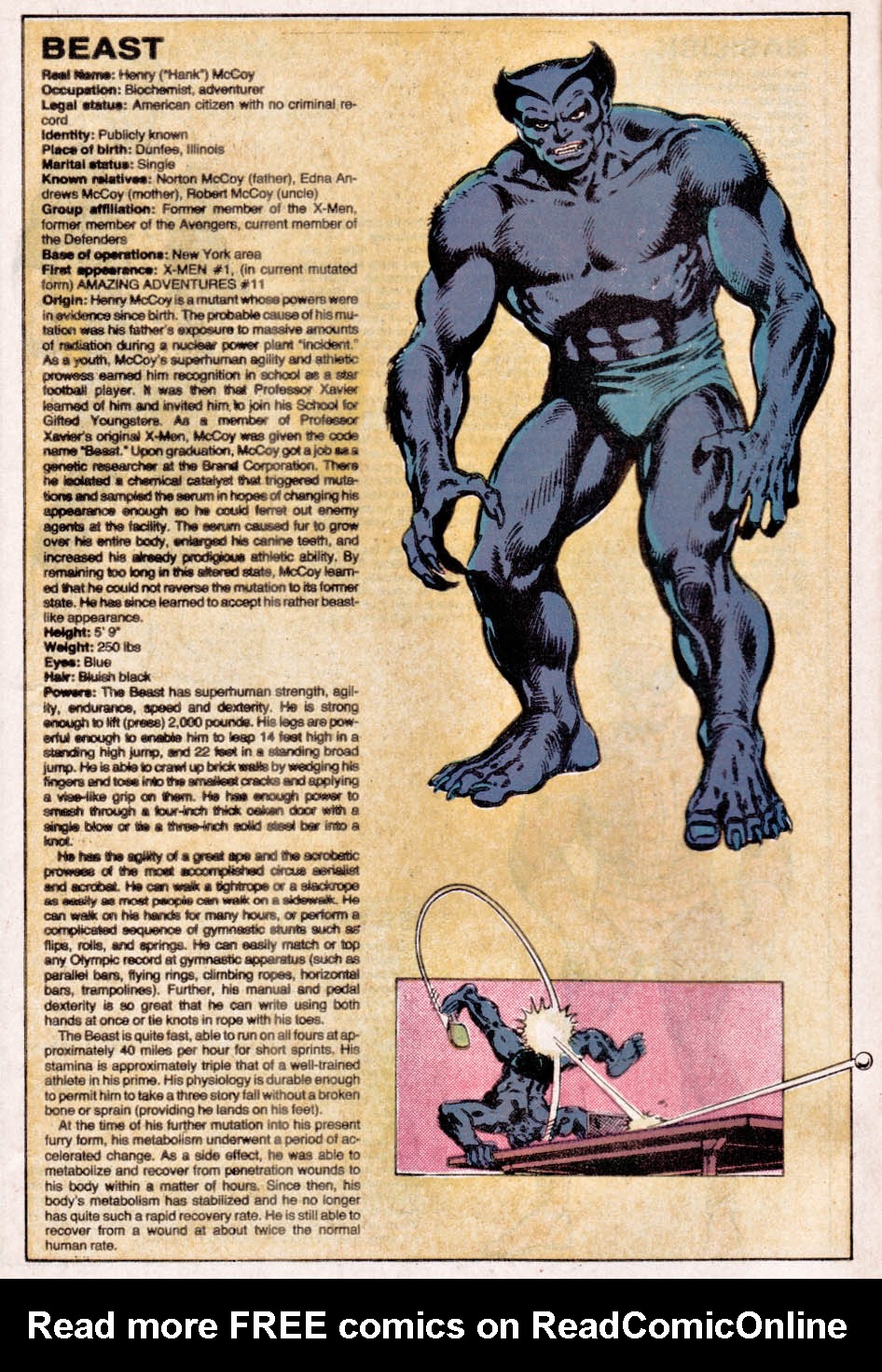 Read online The Official Handbook of the Marvel Universe comic -  Issue #2 - 6