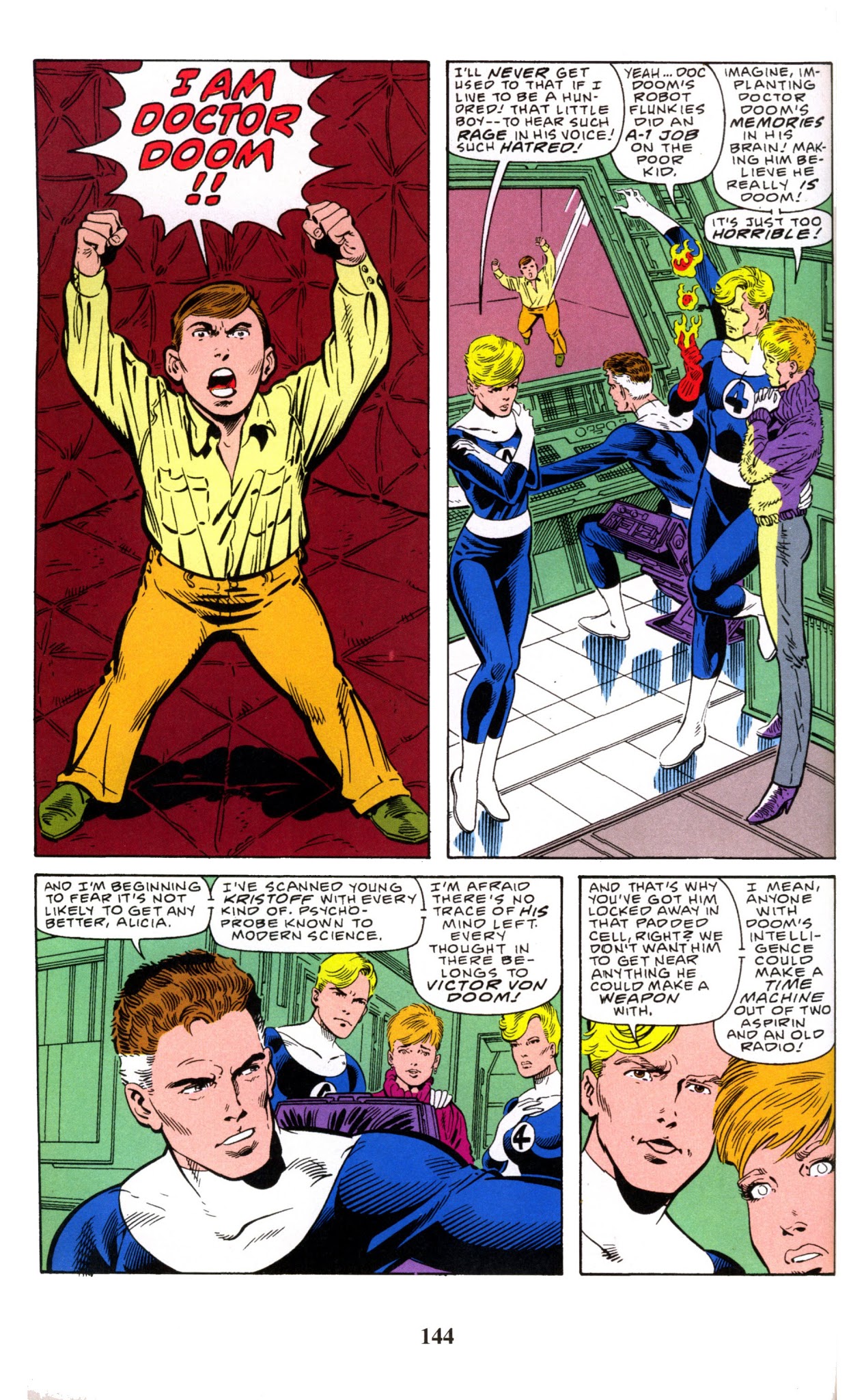 Read online Fantastic Four Visionaries: John Byrne comic -  Issue # TPB 8 - 145