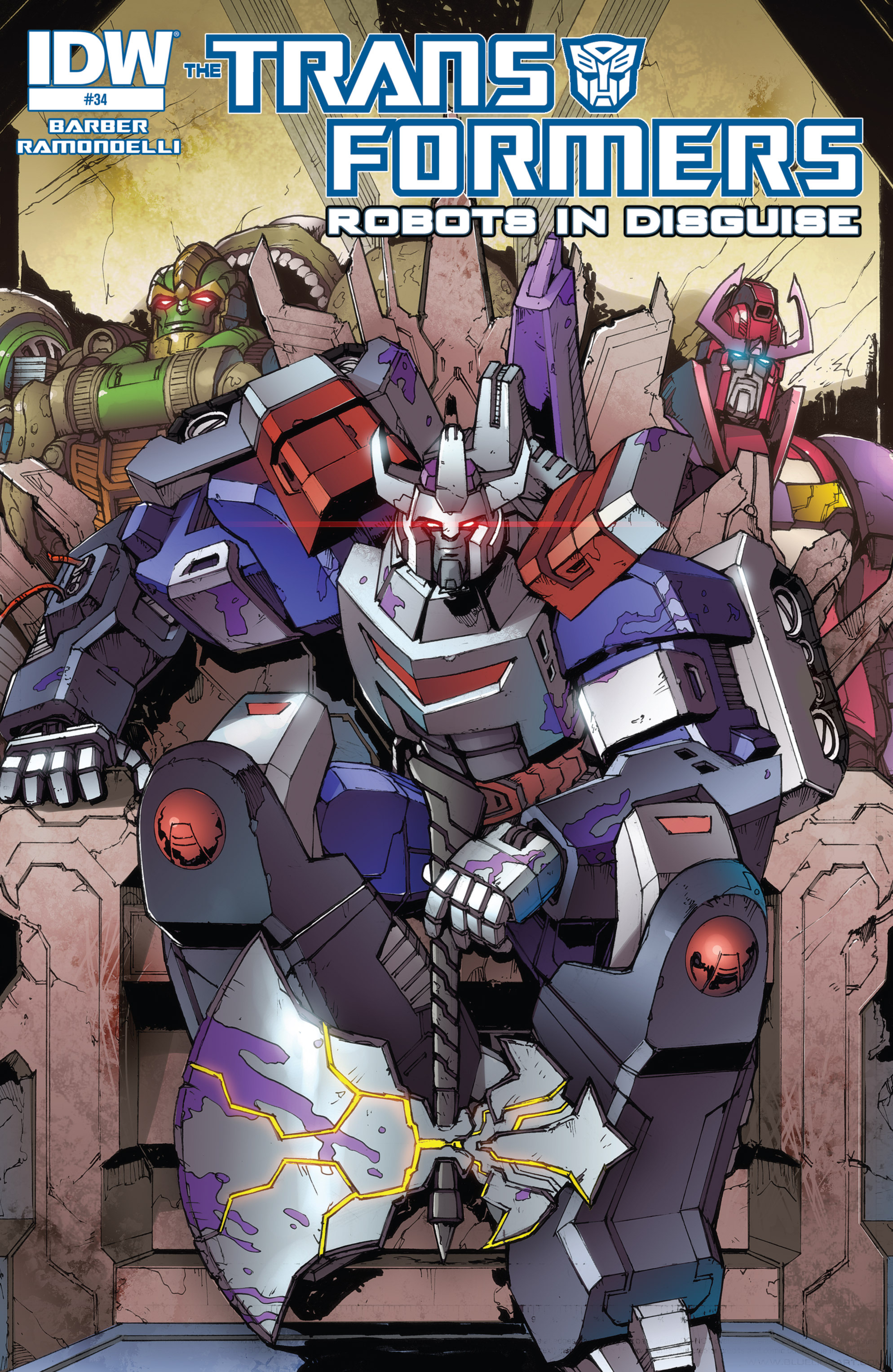 Read online Transformers: Robots In Disguise (2012) comic -  Issue #34 - 1