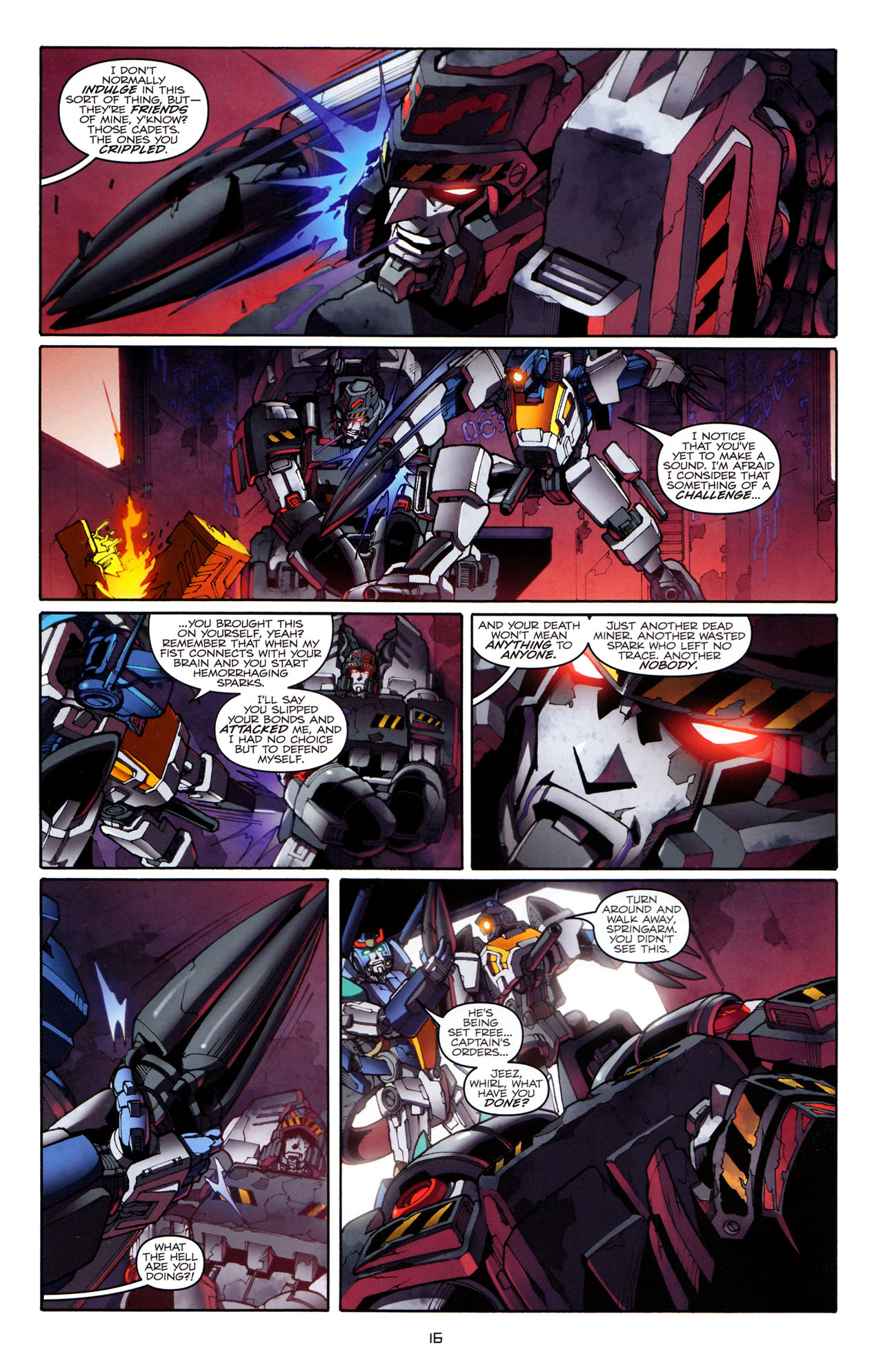 Read online The Transformers (2009) comic -  Issue #22 - 18