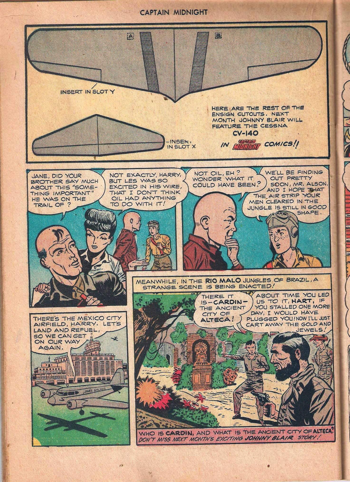 Read online Captain Midnight (1942) comic -  Issue #53 - 36