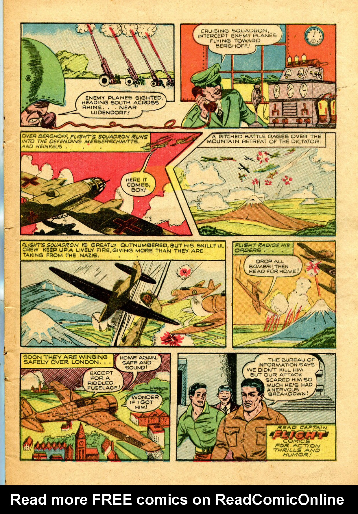 Read online Captain Flight Comics comic -  Issue #8 - 11