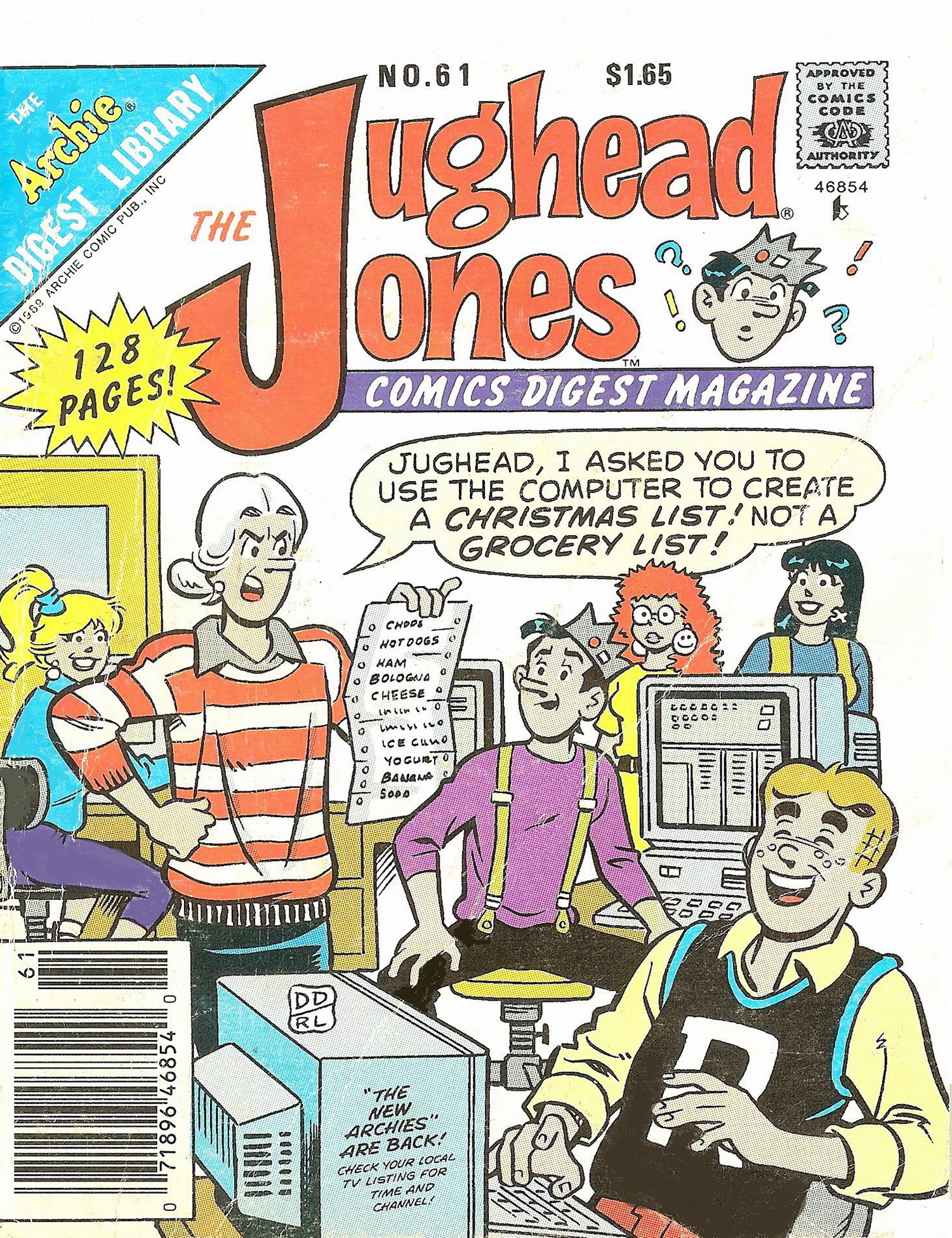 Read online Jughead Jones Comics Digest comic -  Issue #61 - 1