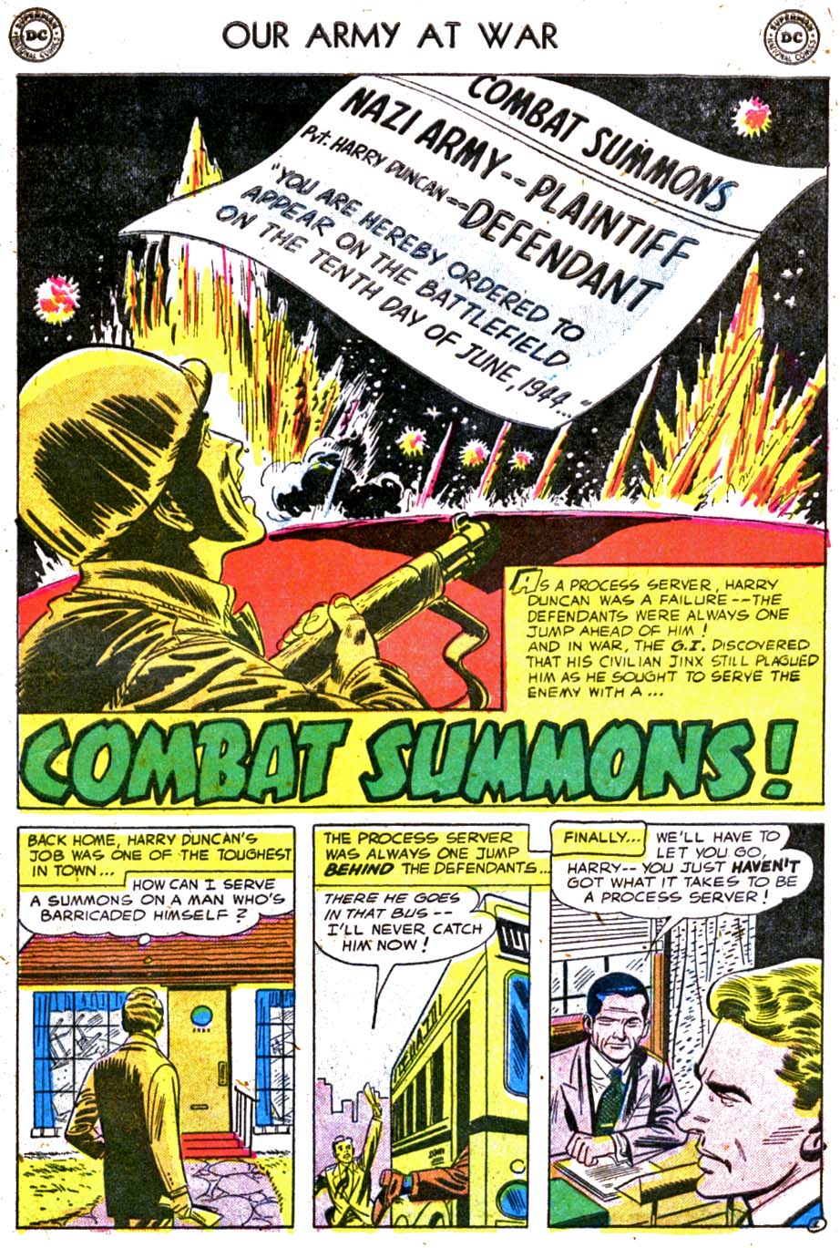 Read online Our Army at War (1952) comic -  Issue #50 - 9