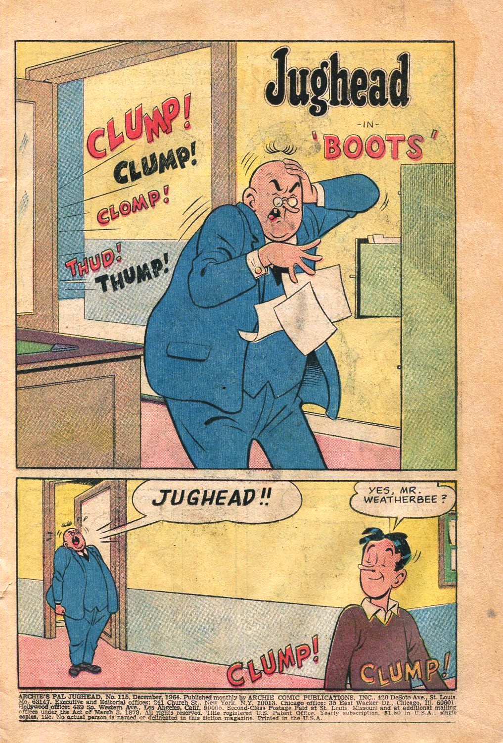 Read online Archie's Pal Jughead comic -  Issue #115 - 3