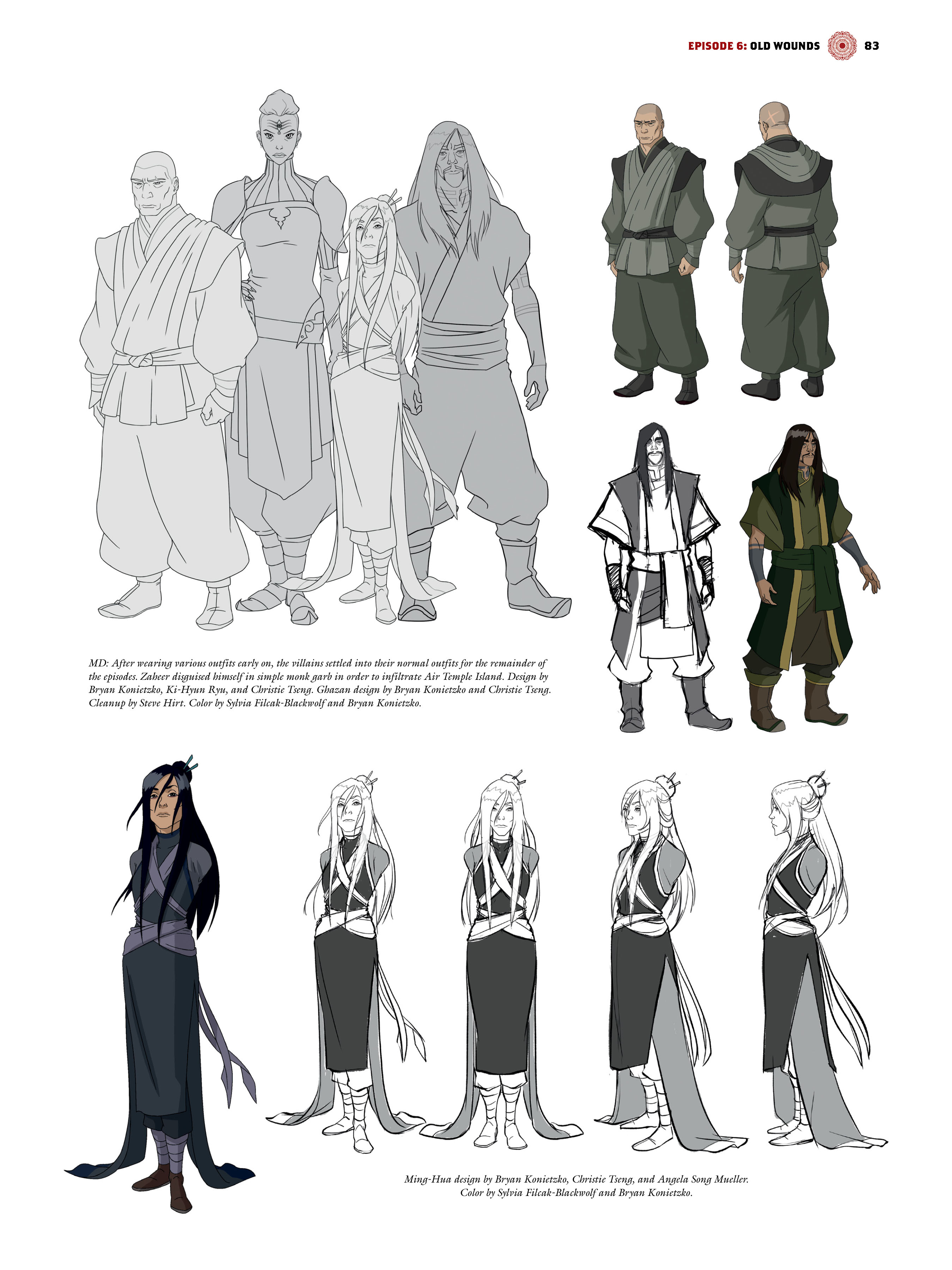 Read online The Legend of Korra: The Art of the Animated Series comic -  Issue # TPB 3 - 84