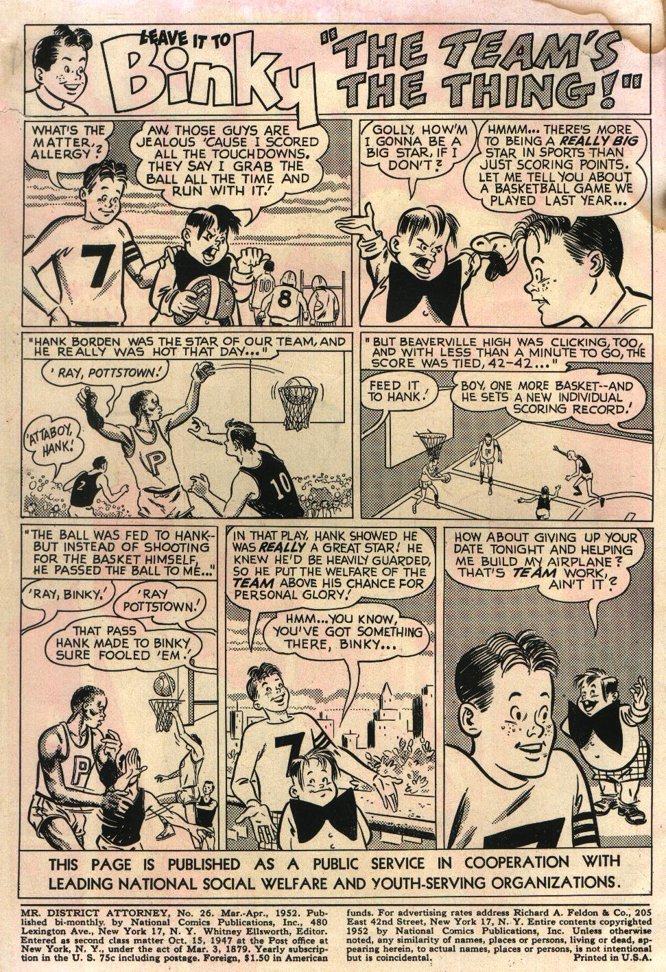 Read online Mr. District Attorney comic -  Issue #26 - 2