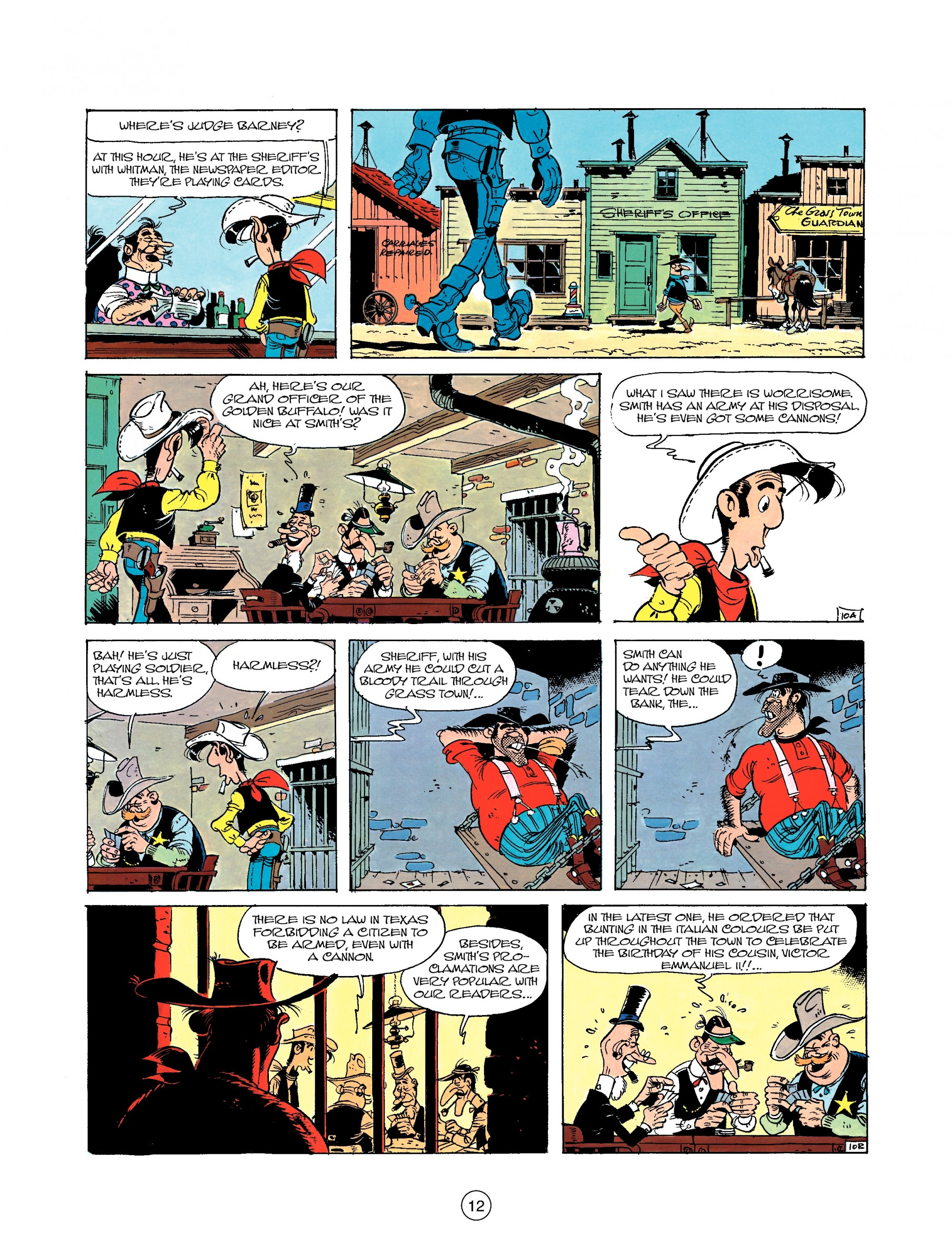 Read online A Lucky Luke Adventure comic -  Issue #22 - 12