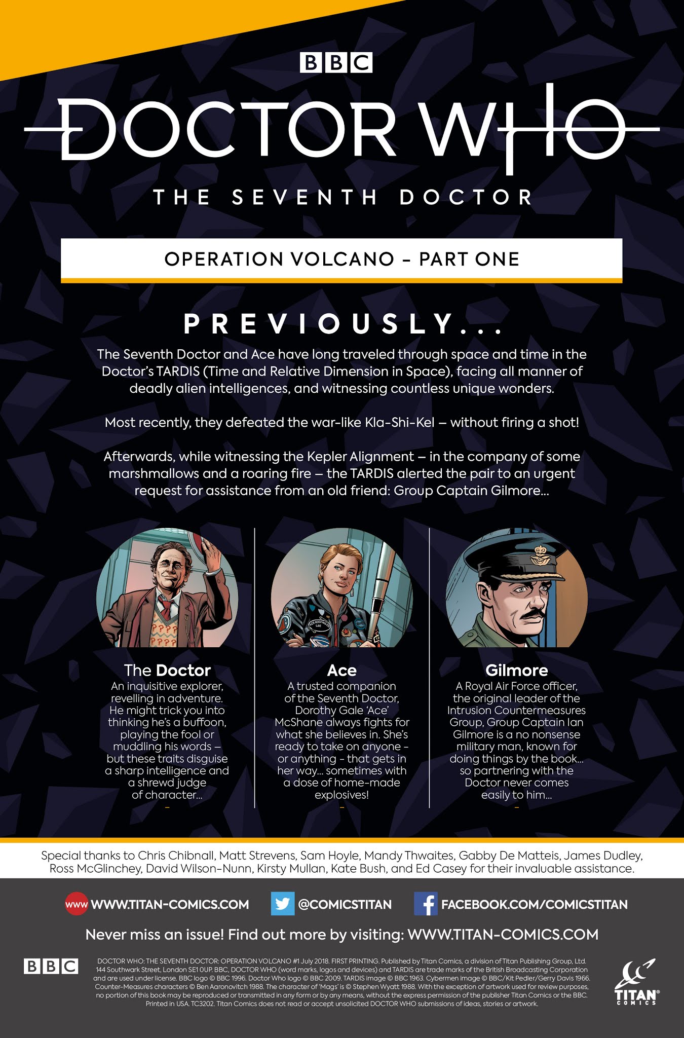 Read online Doctor Who: The Seventh Doctor: Operation Volcano comic -  Issue #1 - 5