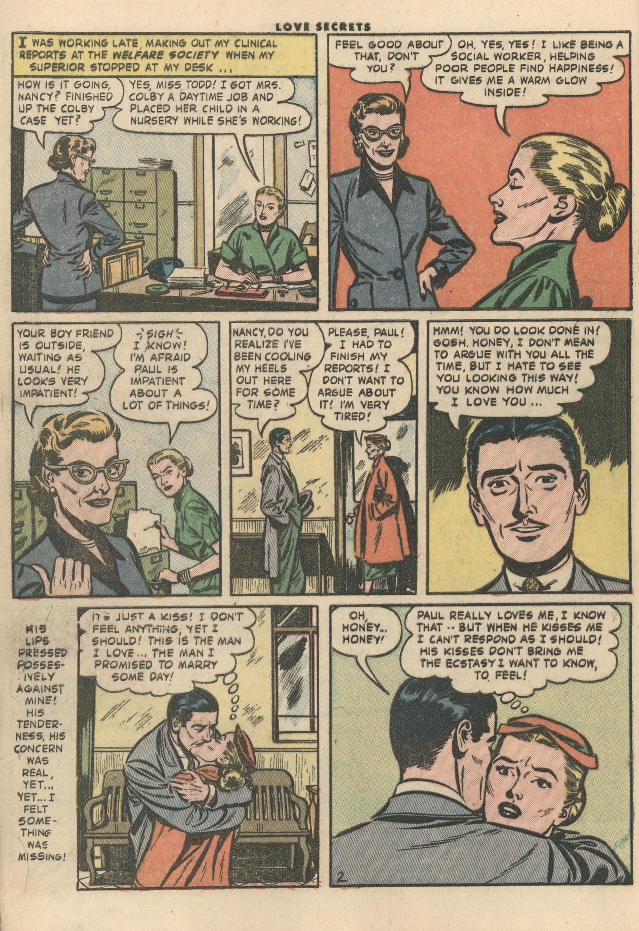 Read online Love Secrets (1953) comic -  Issue #34 - 5