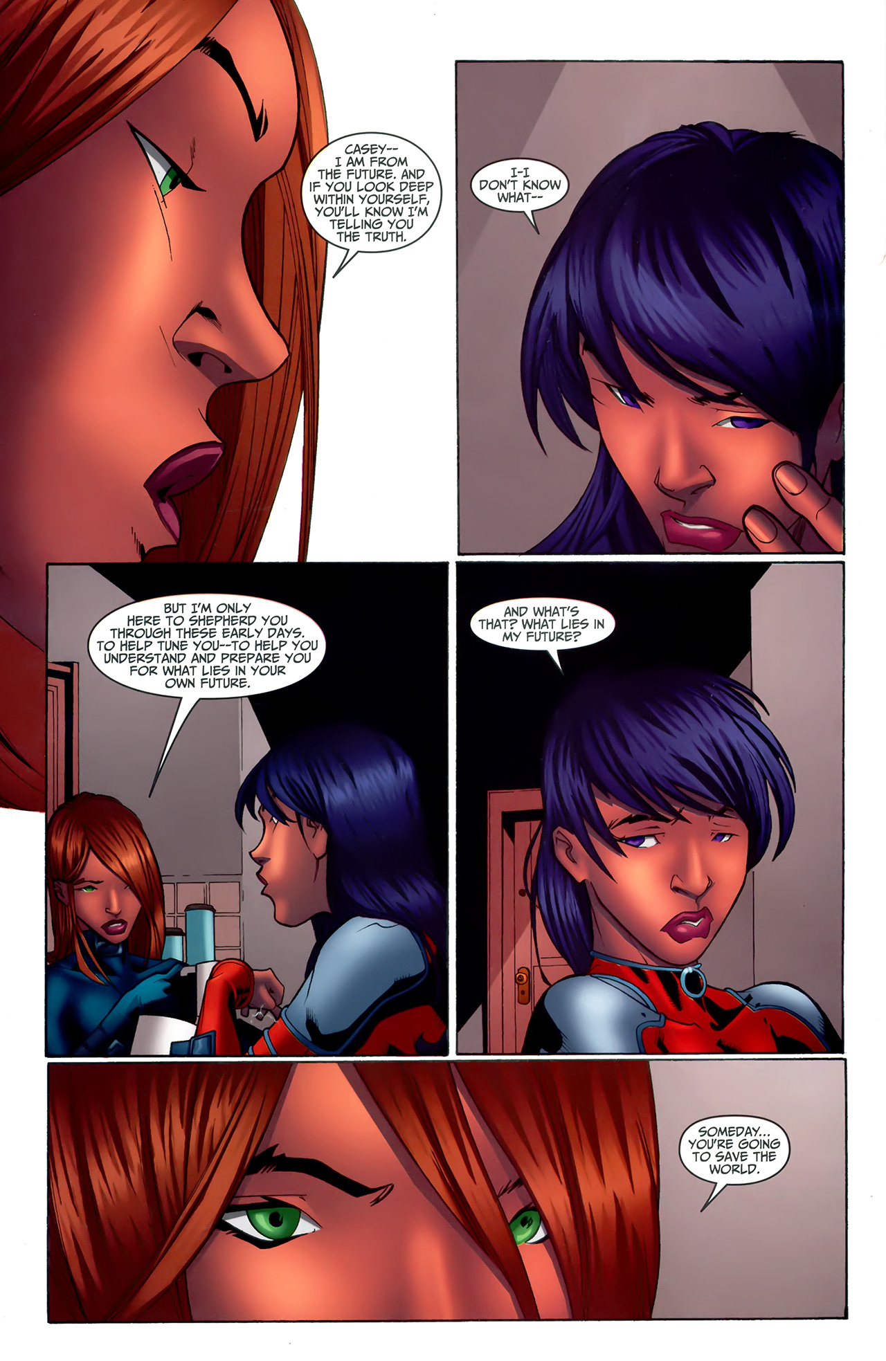 Read online Casey Blue: Beyond Tomorrow comic -  Issue #4 - 21