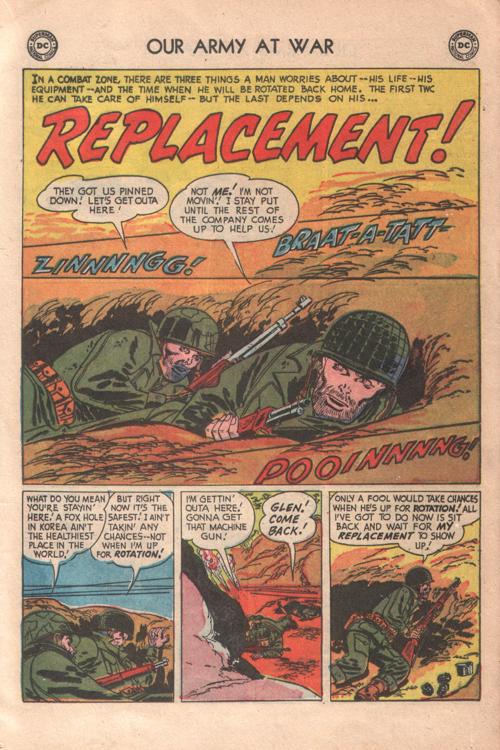 Read online Our Army at War (1952) comic -  Issue #4 - 13