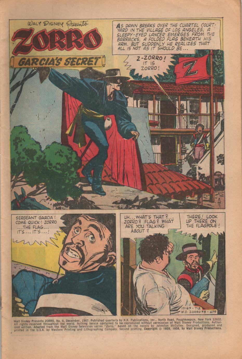 Read online Zorro (1966) comic -  Issue #8 - 3