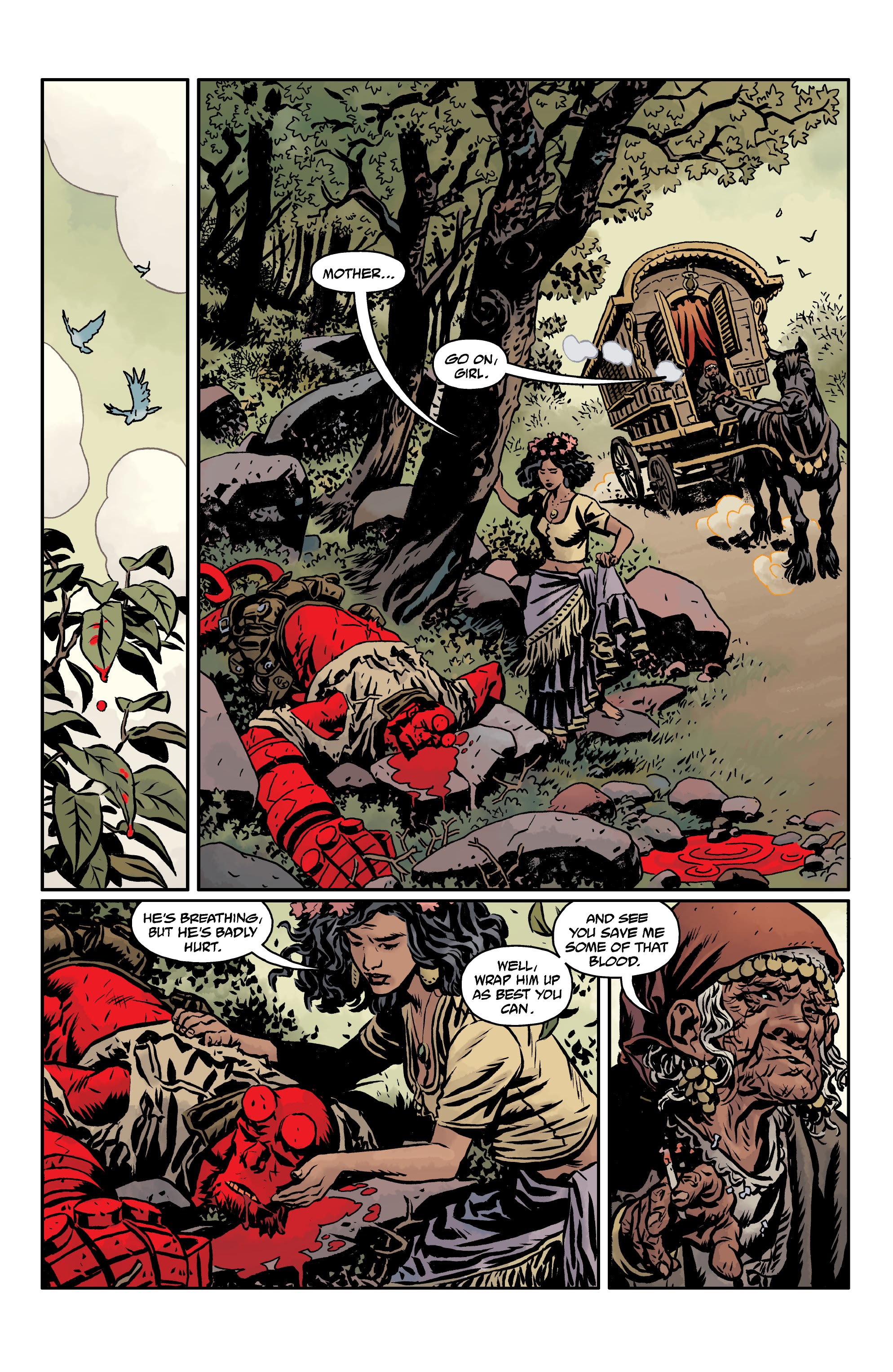 Read online Hellboy and the B.P.R.D.: The Beast of Vargu and Others comic -  Issue # TPB (Part 1) - 16