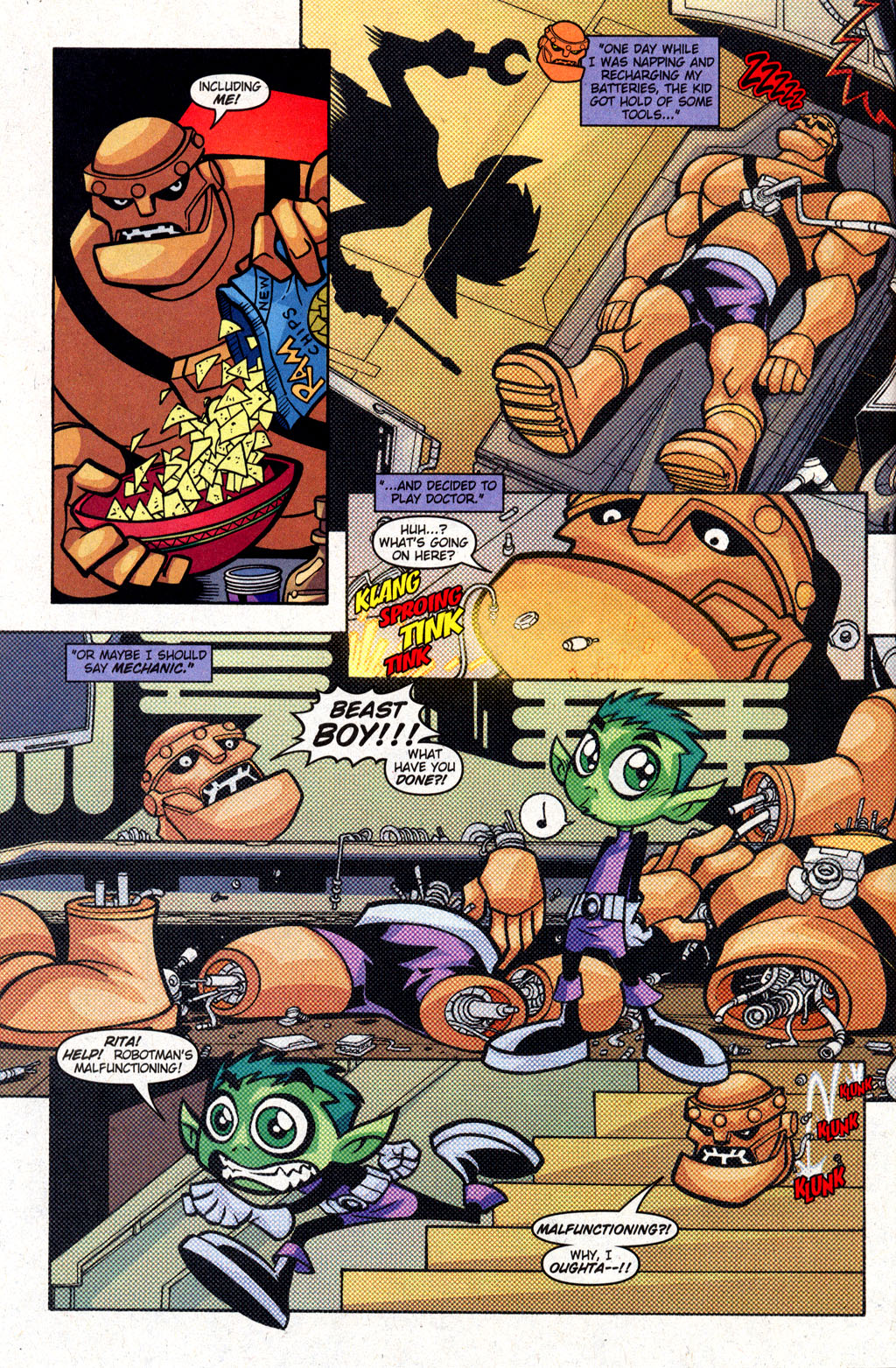 Read online Teen Titans Go! (2003) comic -  Issue #28 - 9