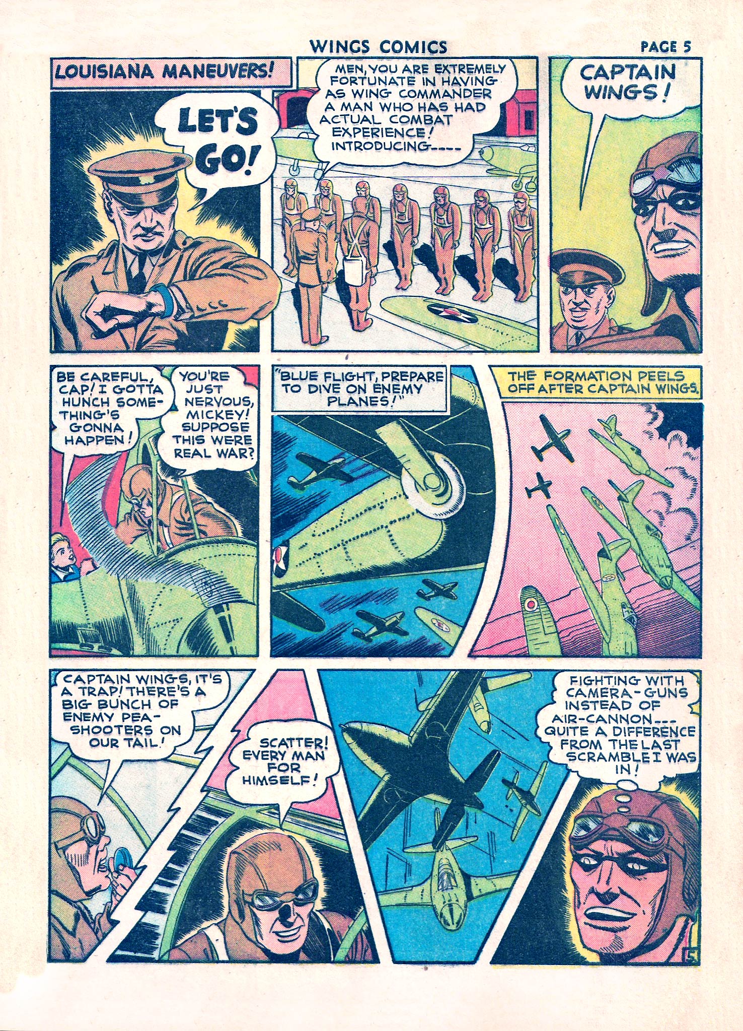 Read online Wings Comics comic -  Issue #17 - 7