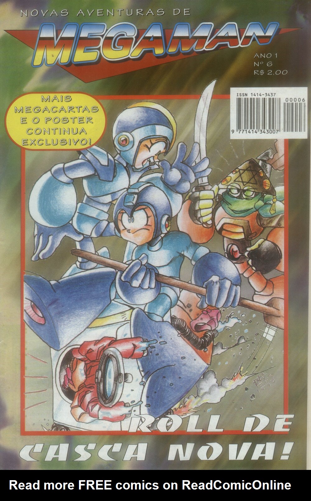 Read online Novas Aventuras de Megaman comic -  Issue #6 - 1