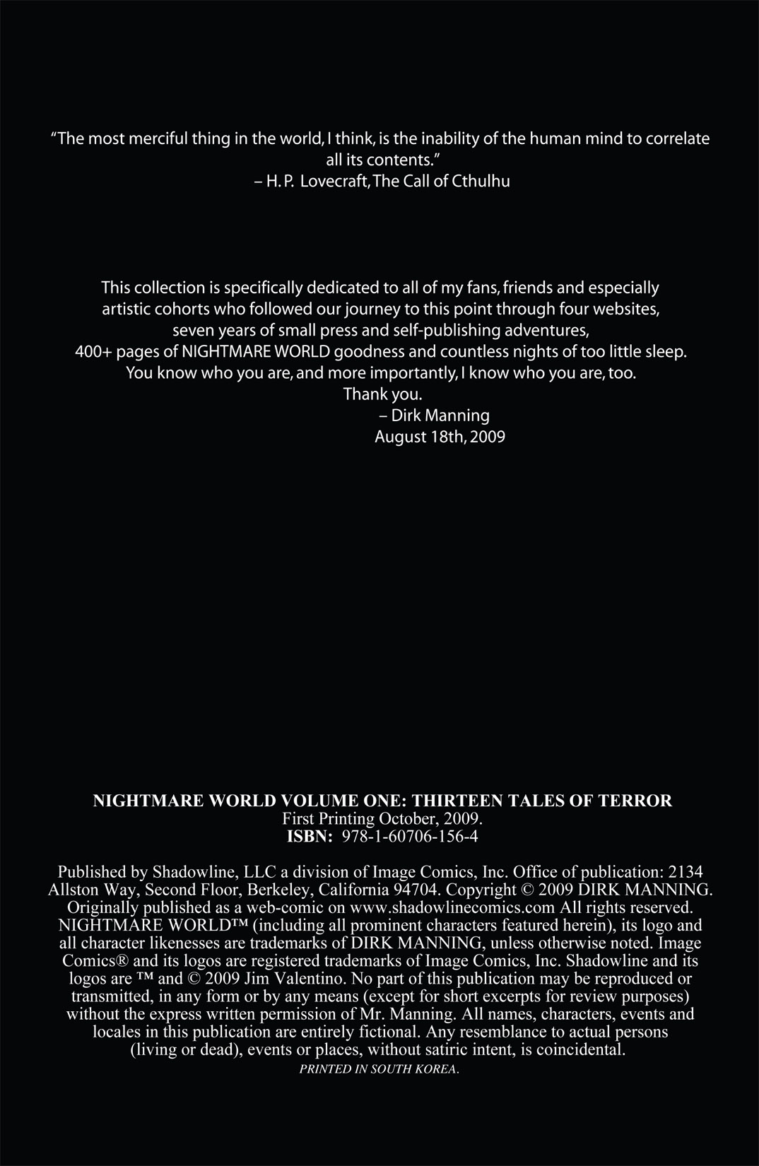 Read online Nightmare World comic -  Issue # Vol. 1 Thirteen Tales of Terror - 3