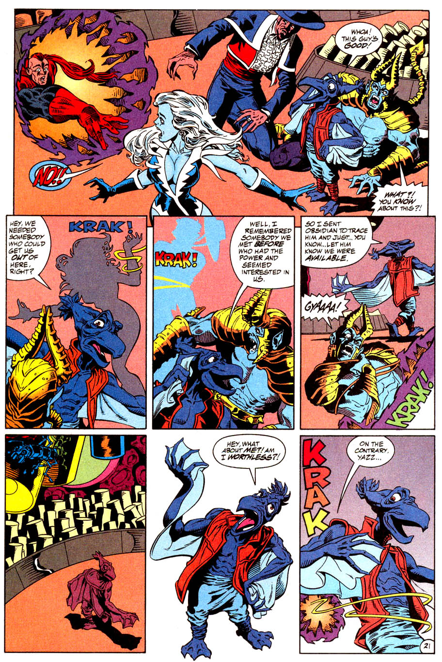 Read online Justice League America comic -  Issue #112 - 22