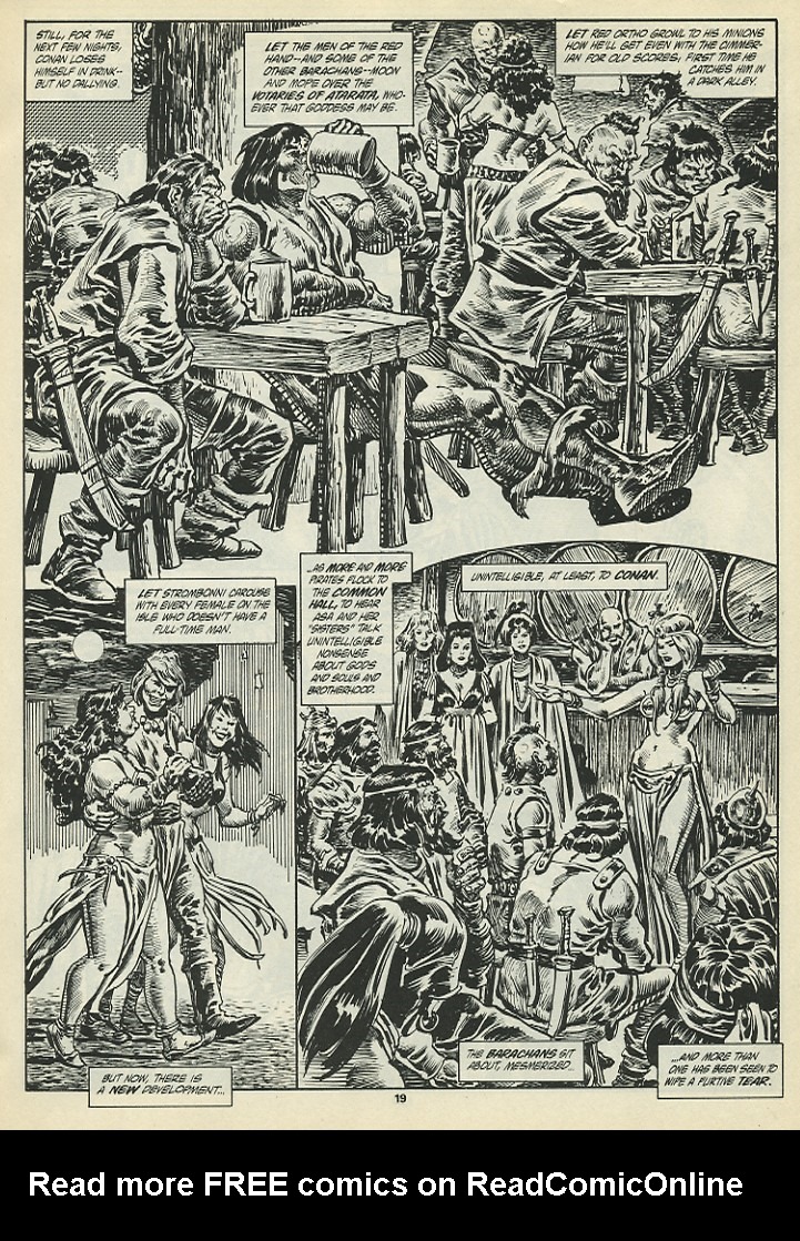 Read online The Savage Sword Of Conan comic -  Issue #198 - 21