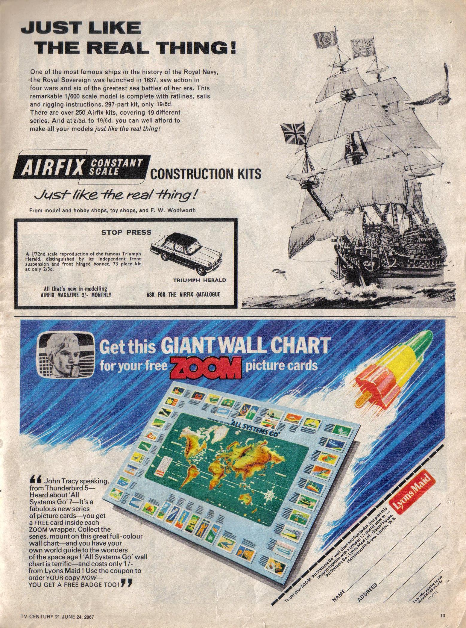 Read online TV Century 21 (TV 21) comic -  Issue #127 - 12
