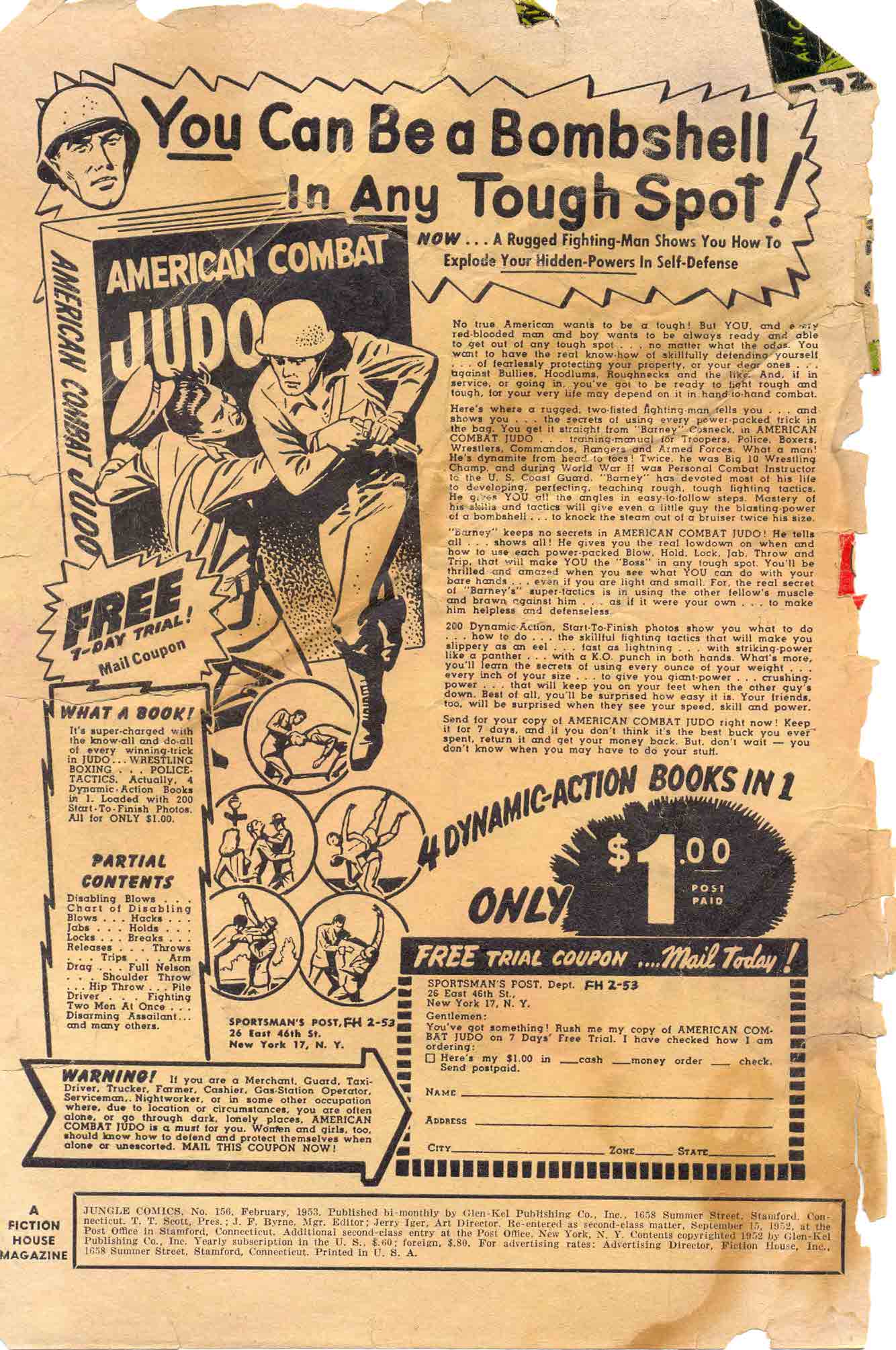 Read online Jungle Comics comic -  Issue #156 - 2