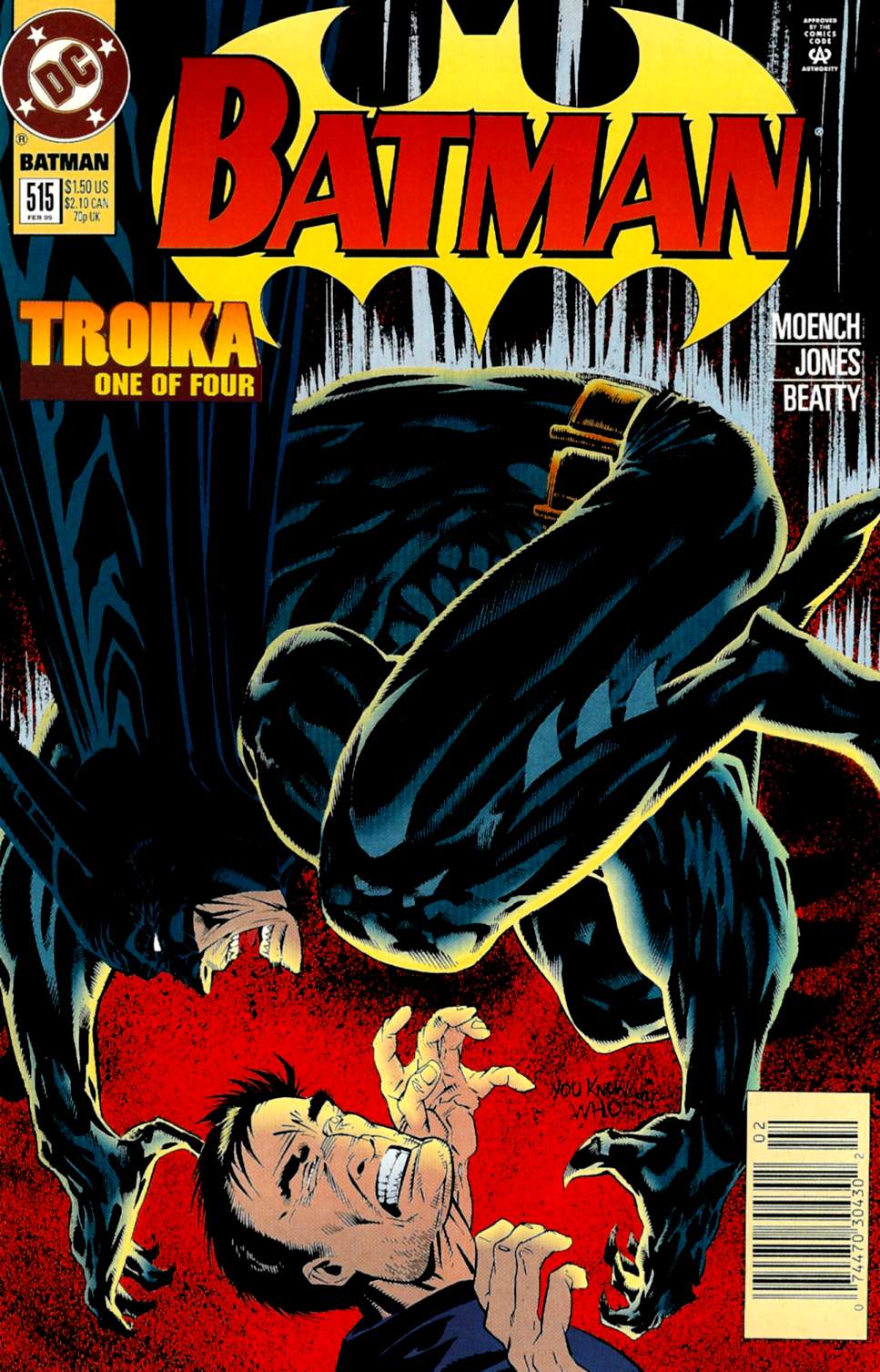 <{ $series->title }} issue Batman: Knightfall Troika - Issue #1 - Page 1