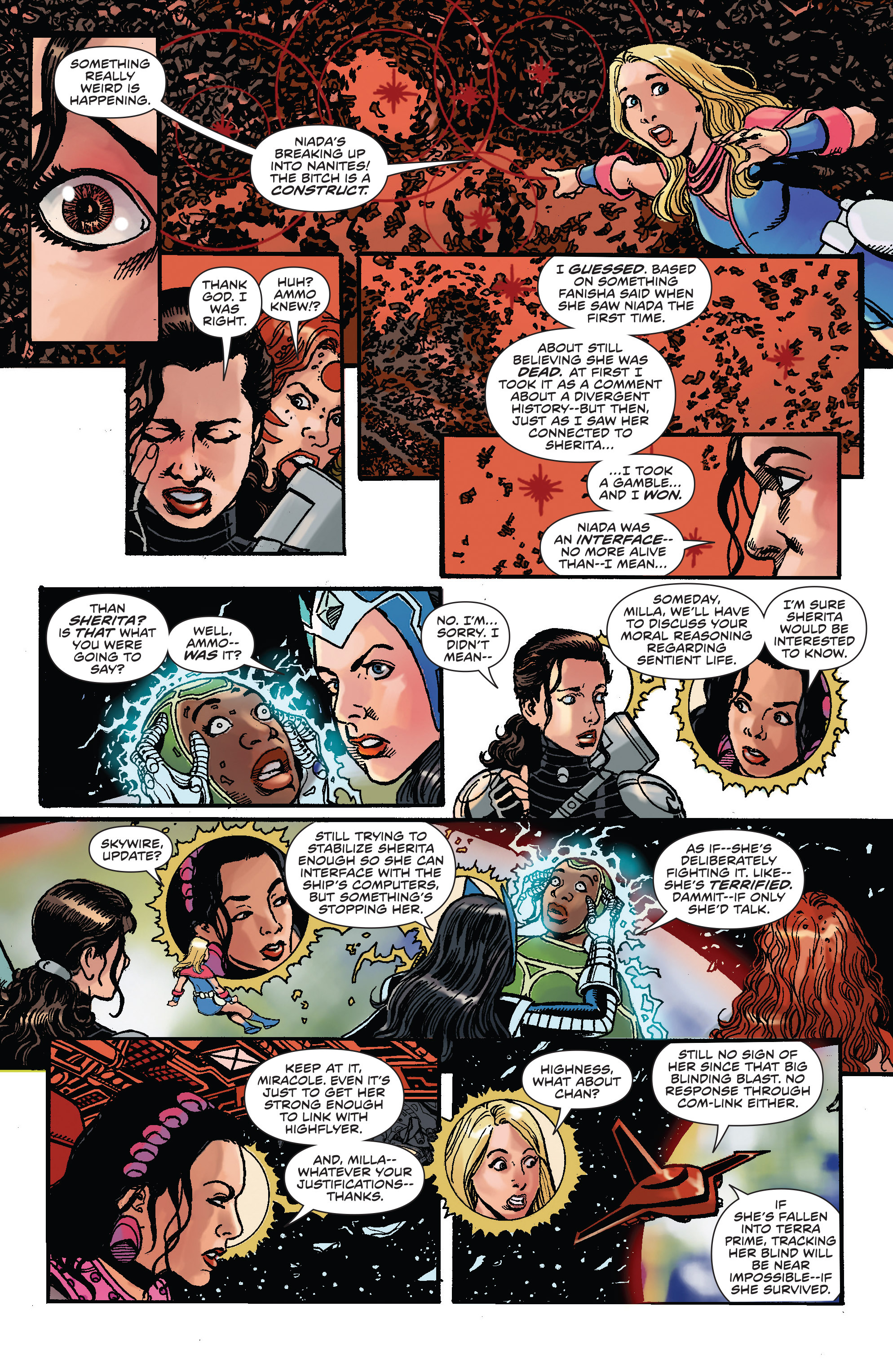 Read online George Pérez's Sirens comic -  Issue #3 - 18