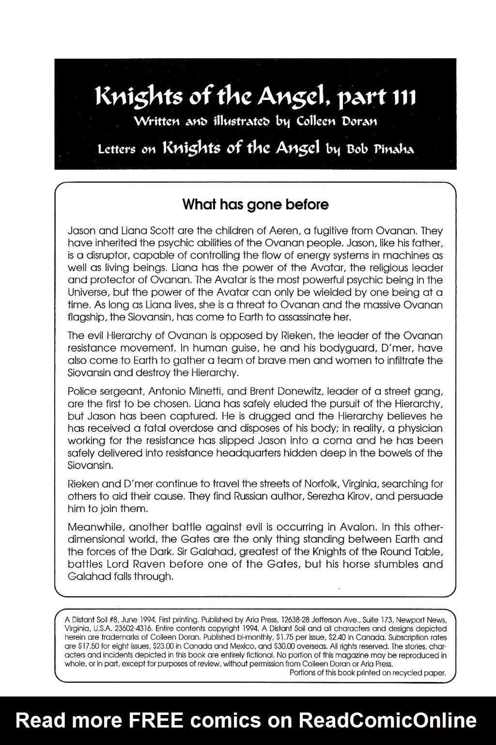 Read online A Distant Soil comic -  Issue #8 - 2