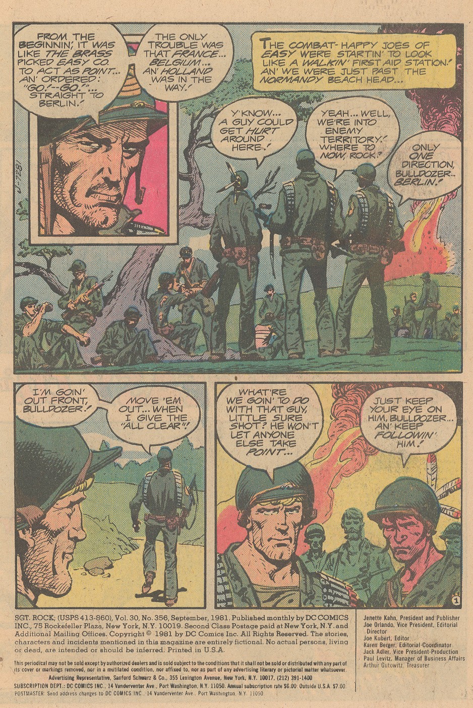 Read online Sgt. Rock comic -  Issue #356 - 2