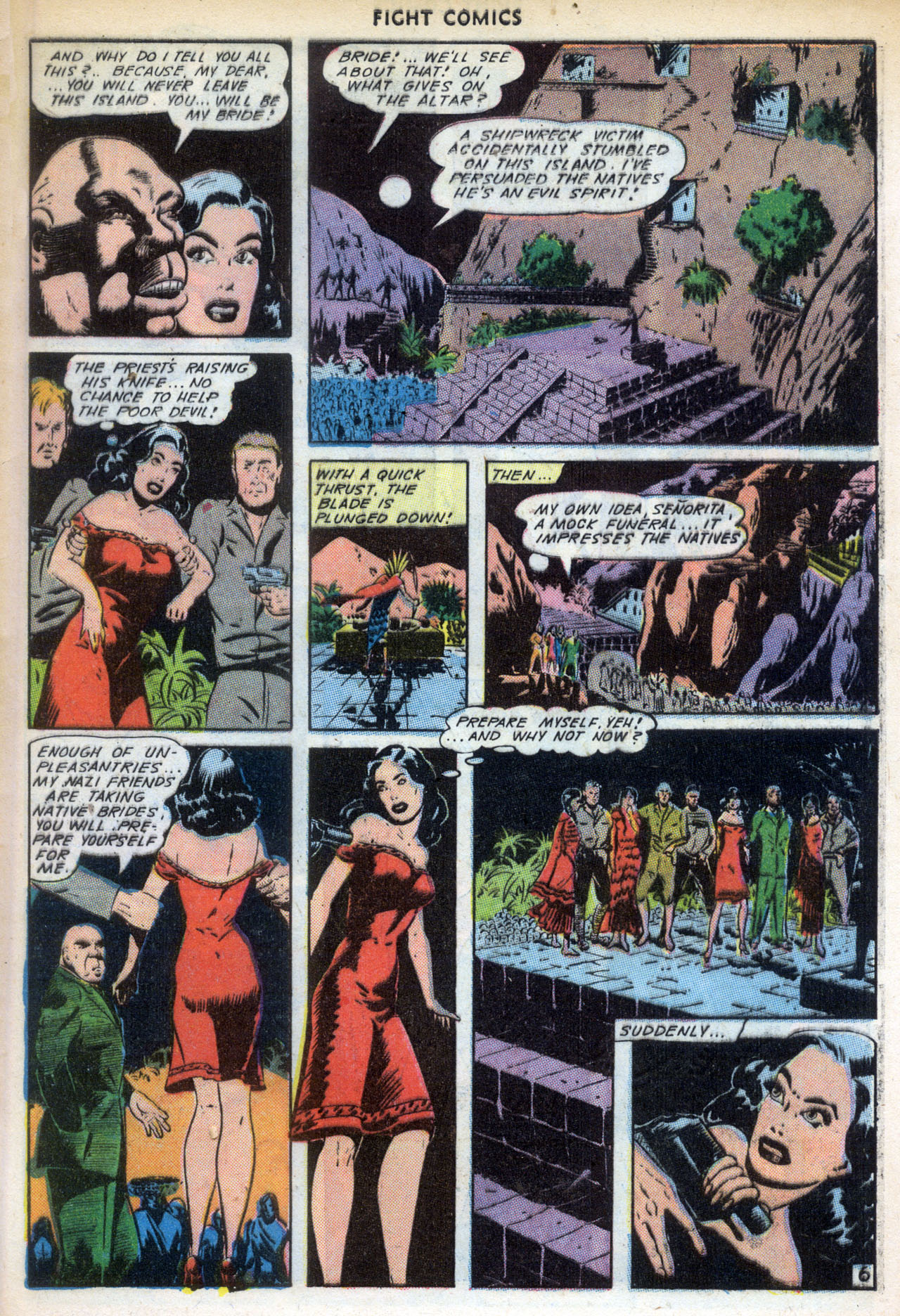 Read online Fight Comics comic -  Issue #34 - 47