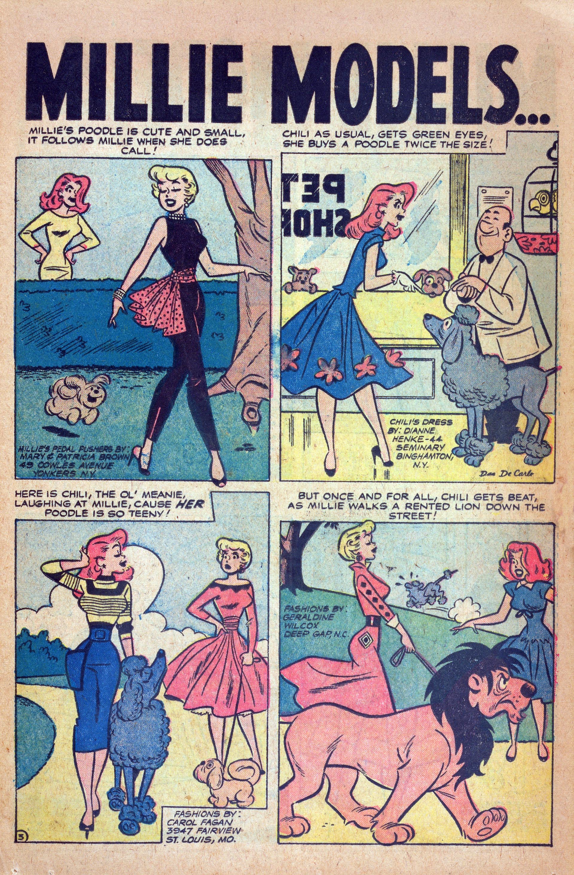 Read online Millie the Model comic -  Issue #76 - 13